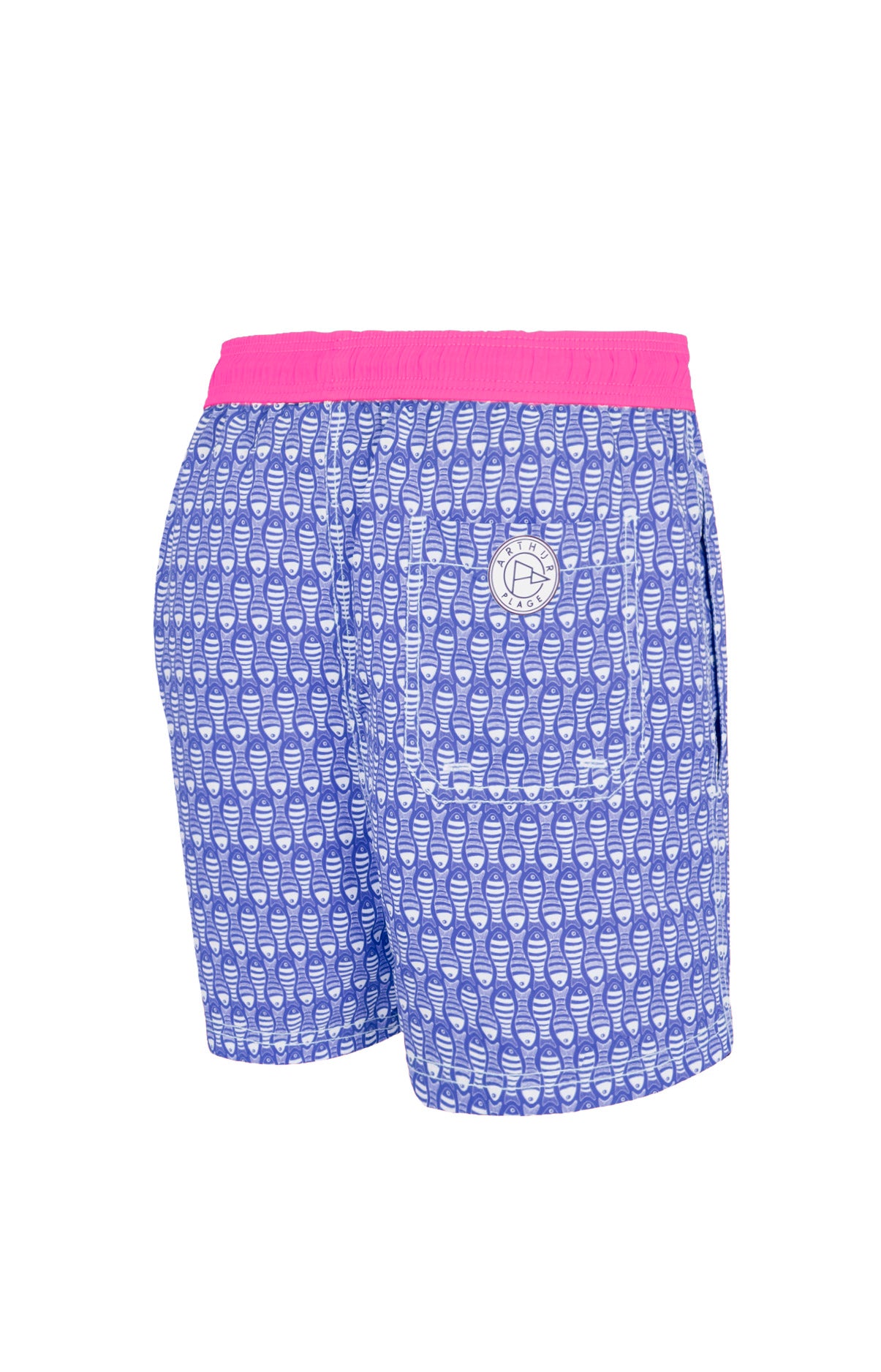 Short de bain Homme Fish Bleu 12