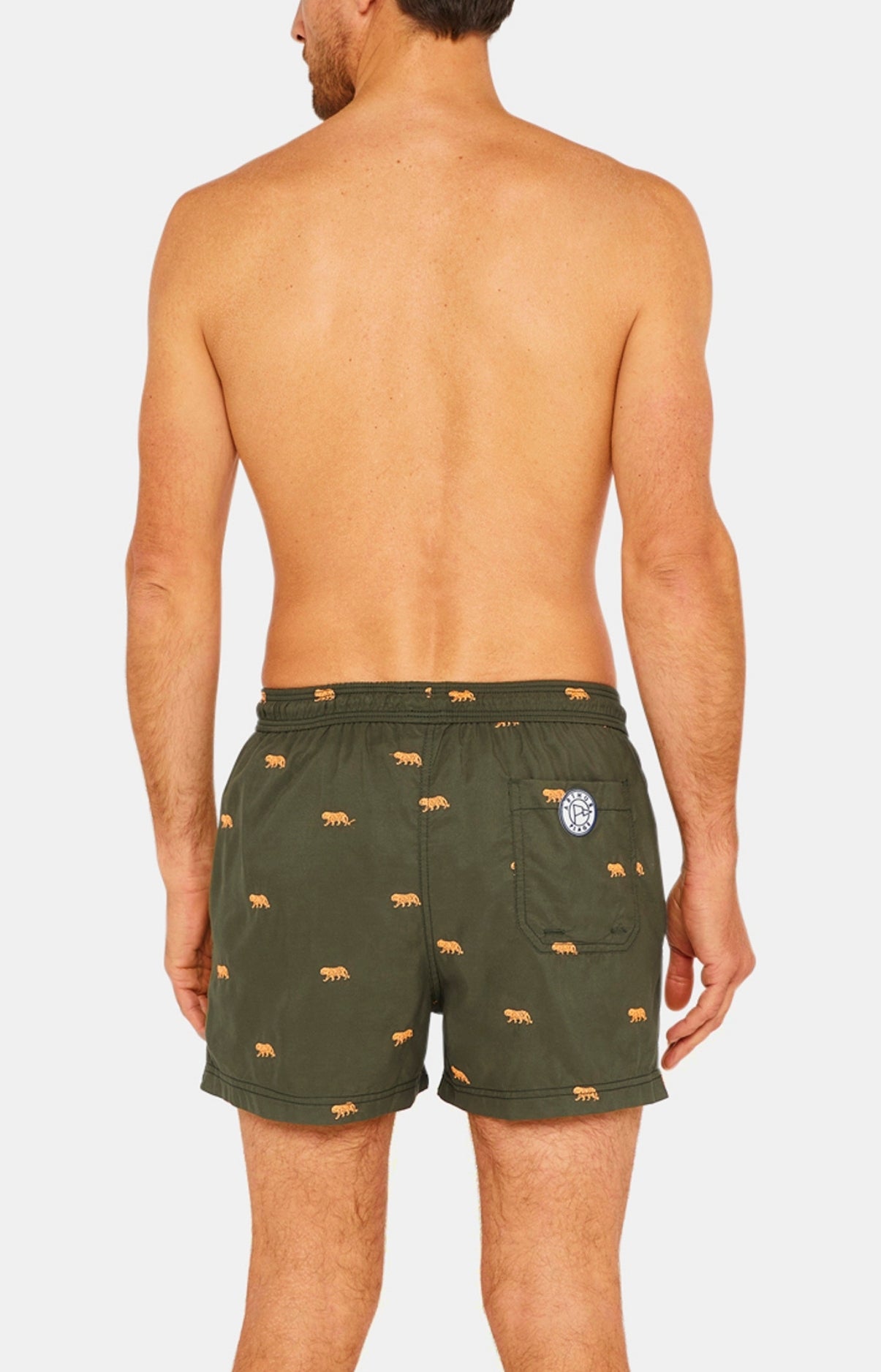 Short de bain Homme Petit Tigre Vert 6