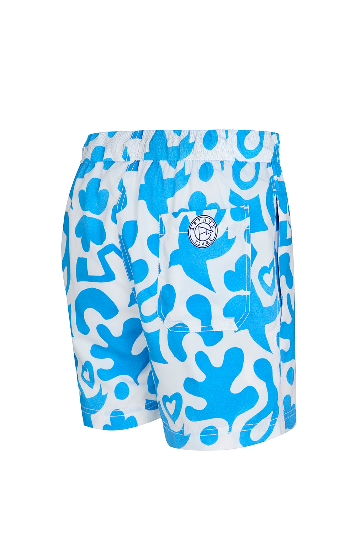 Short de bain Homme Matis Bleu et Blanc 12