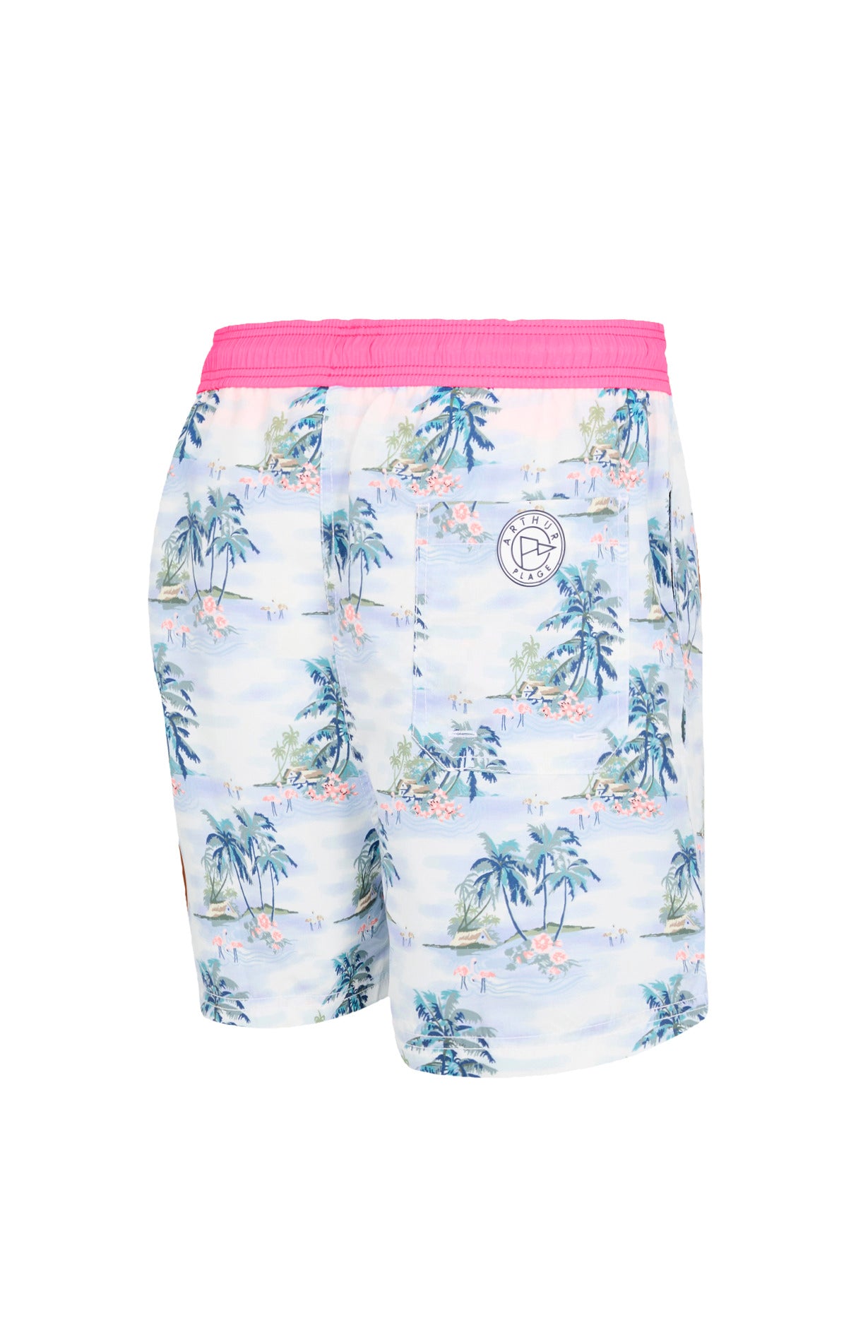 Short de bain Homme Hawai Bleu 5