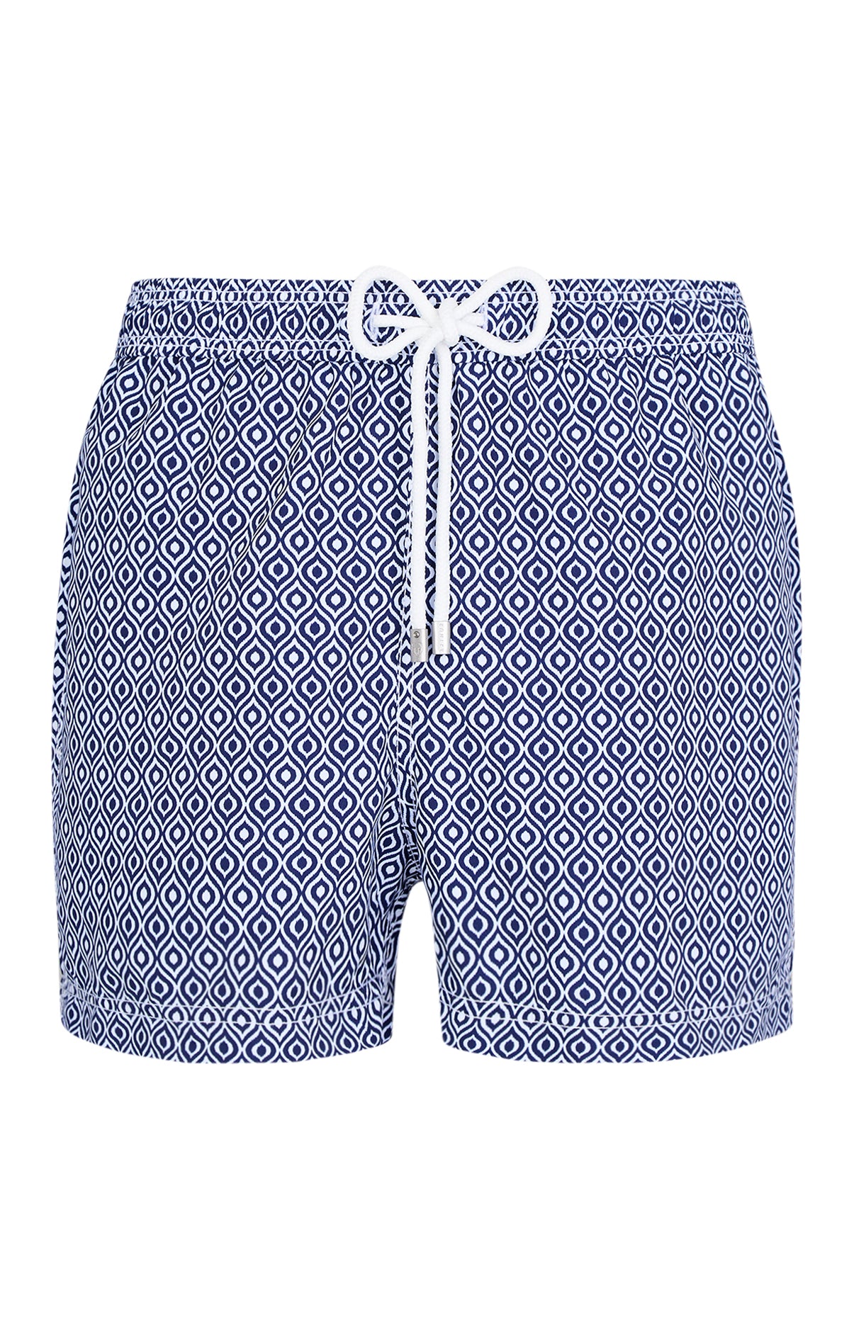 Short de bain Homme Miro Marine et Blanc 3