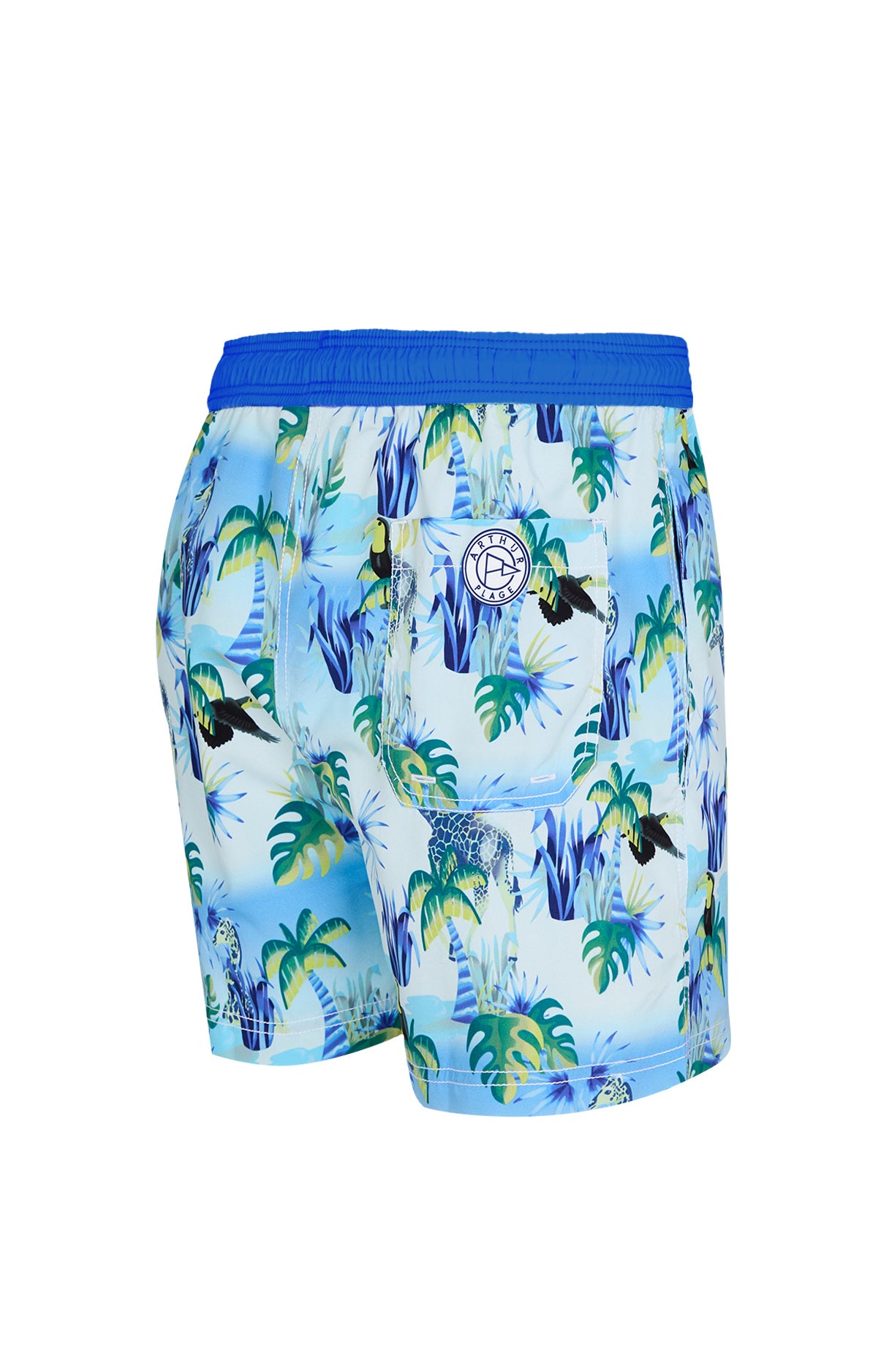 Short de bain Homme Oasif Marine et Bleu 6