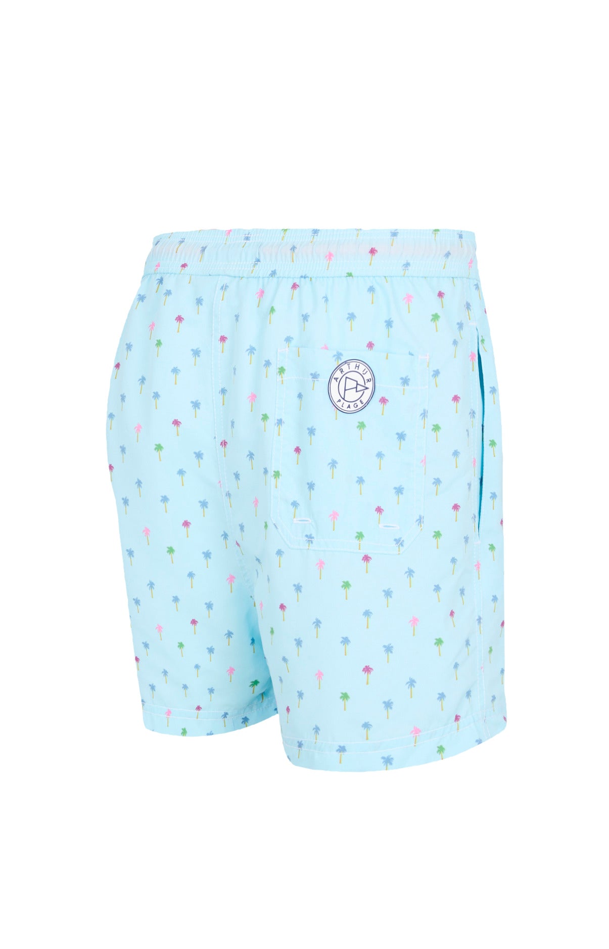 Short de bain Homme Palmier Bleu 11