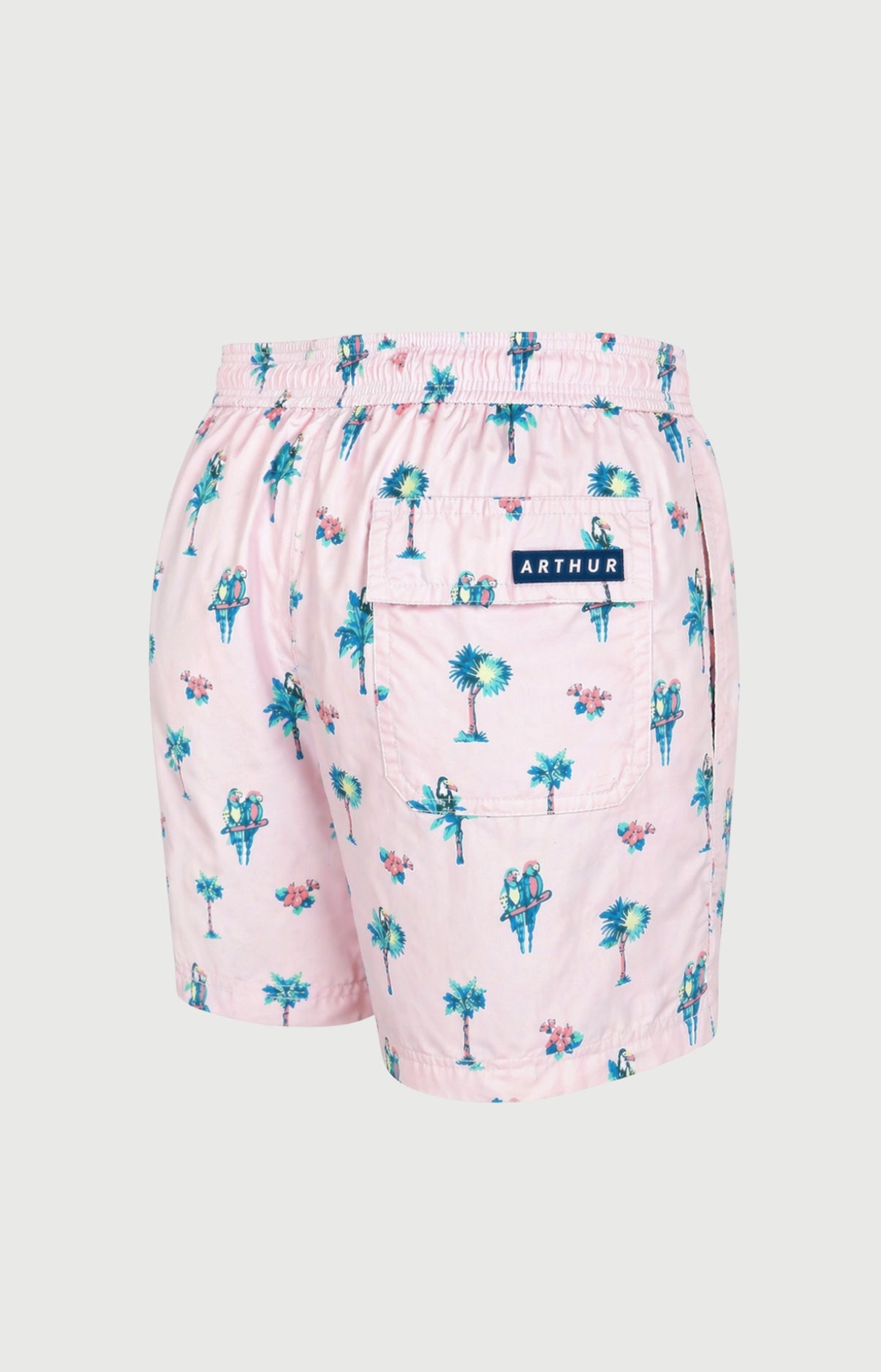 Short de bain homme Perroquet Imprimé perroquets et palmiers 5