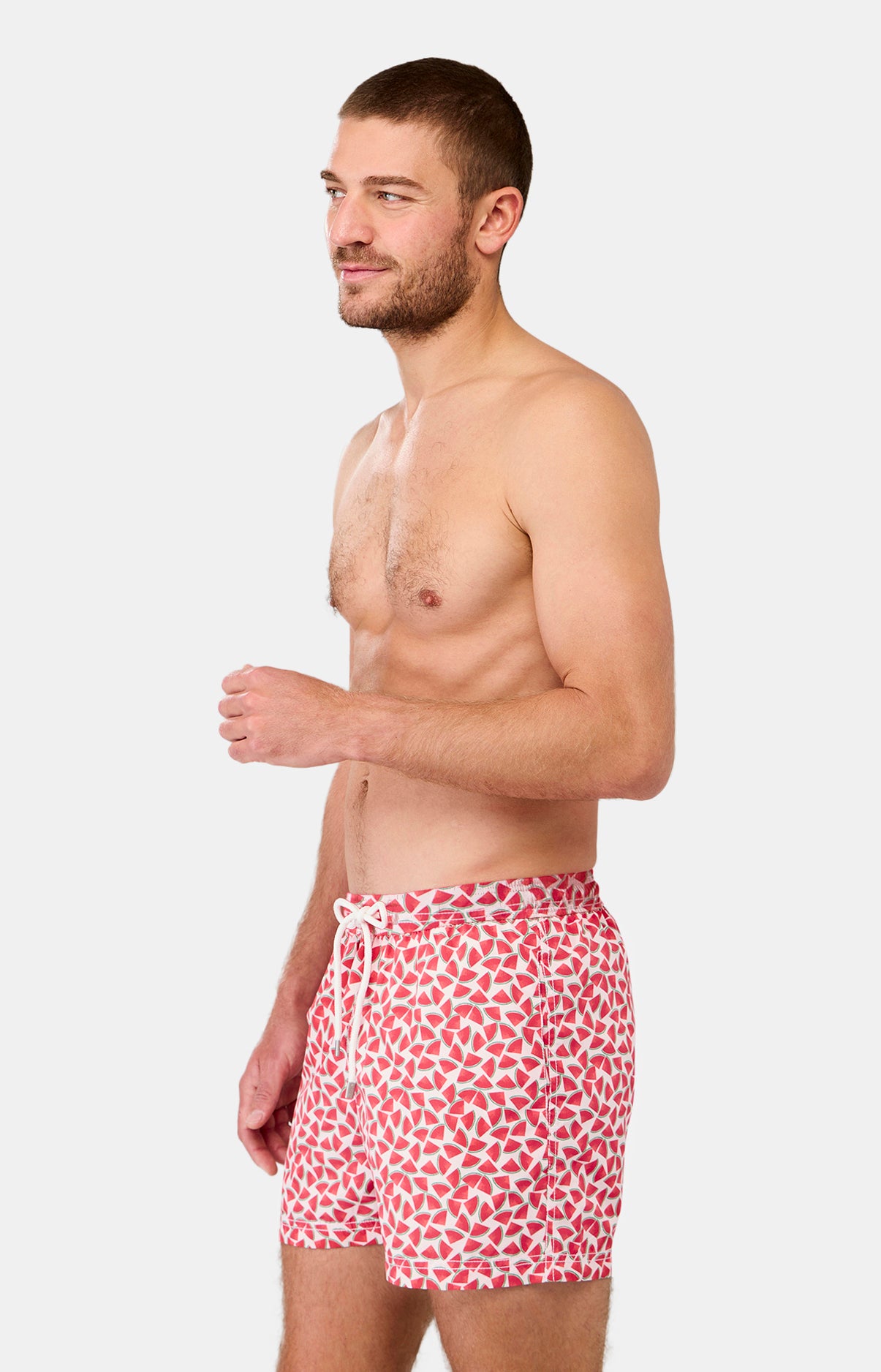 Short de bain Homme Pastèque Rouge 4