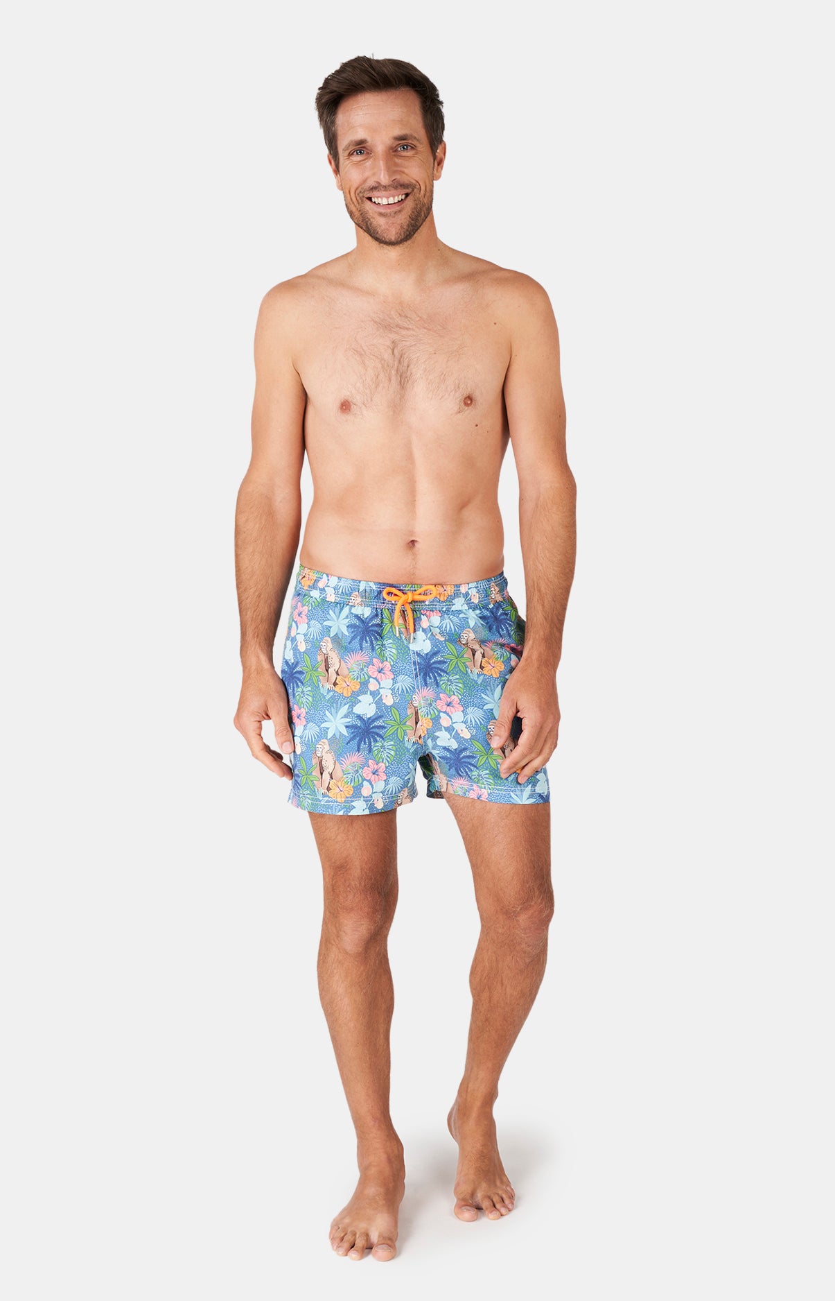 Short de bain Homme Jungle Bleu 8