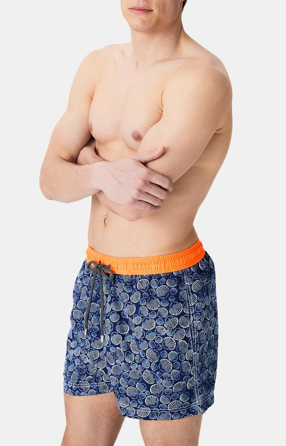 Short de bain homme coquillage marine 4