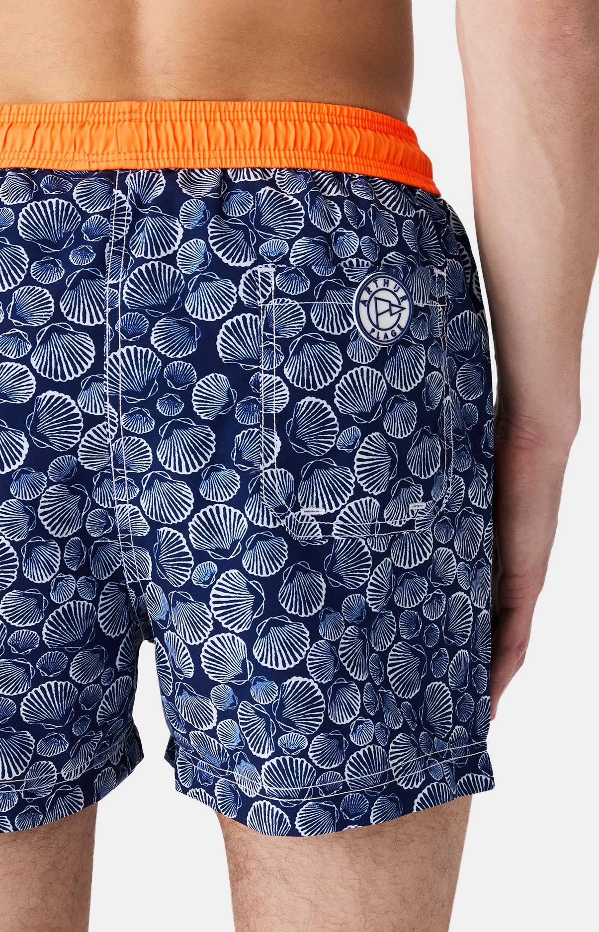 Short de bain homme coquillage marine 5