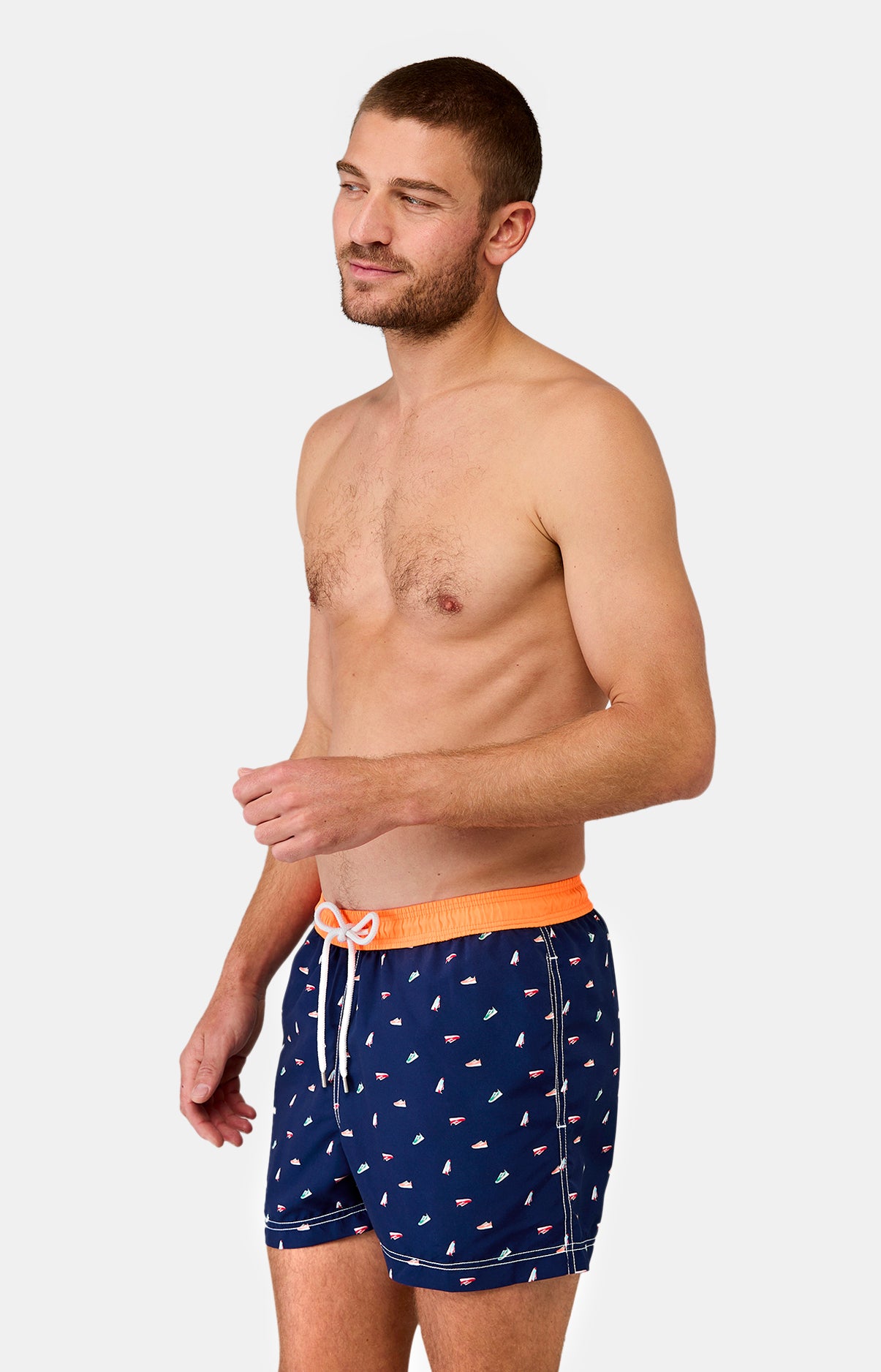Short de bain Homme Sneakers Marine 4