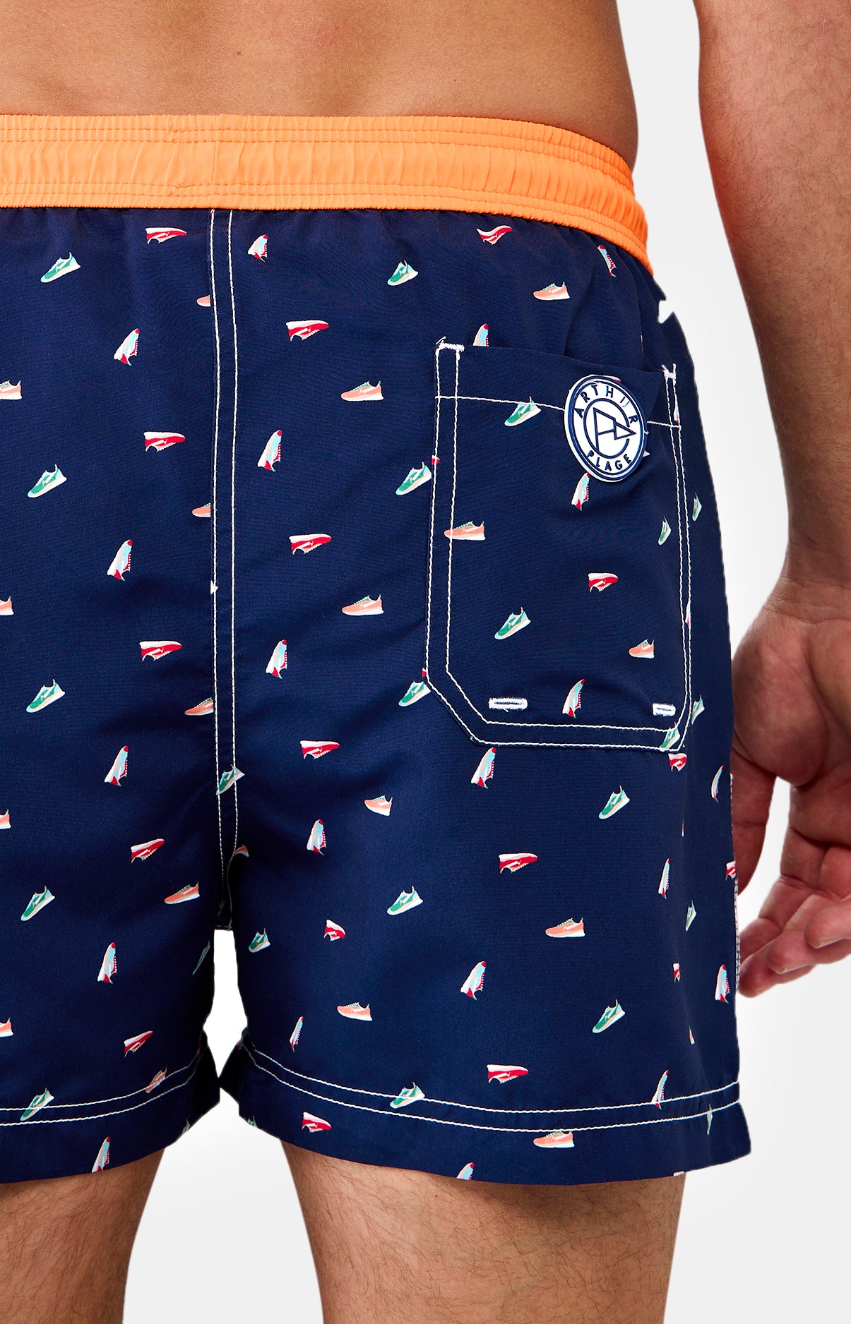 Short de bain Homme Sneakers Marine 5