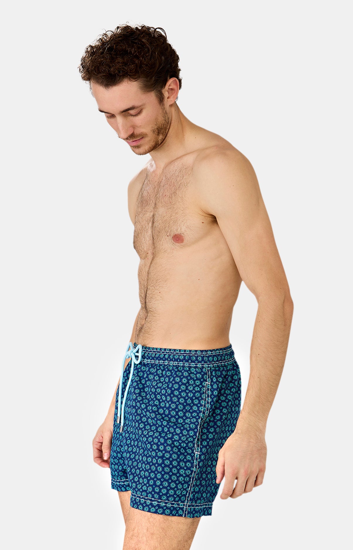 Short de bain Homme Petit soleil Marine 4