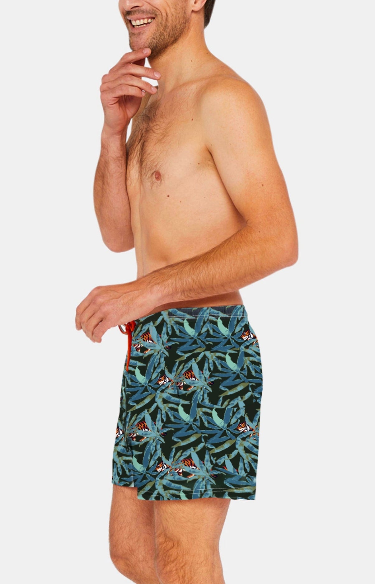 Short de bain Homme Tigre Vert 16