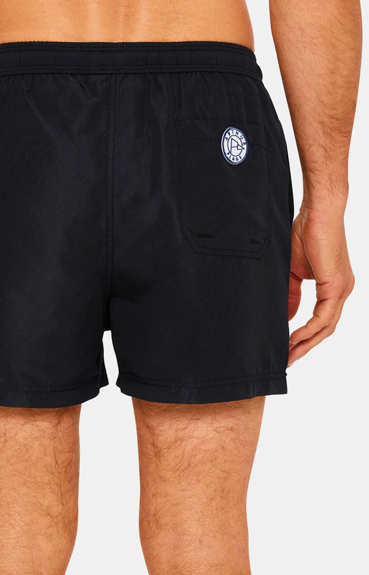Short de bain - Polyester recyclé Noir