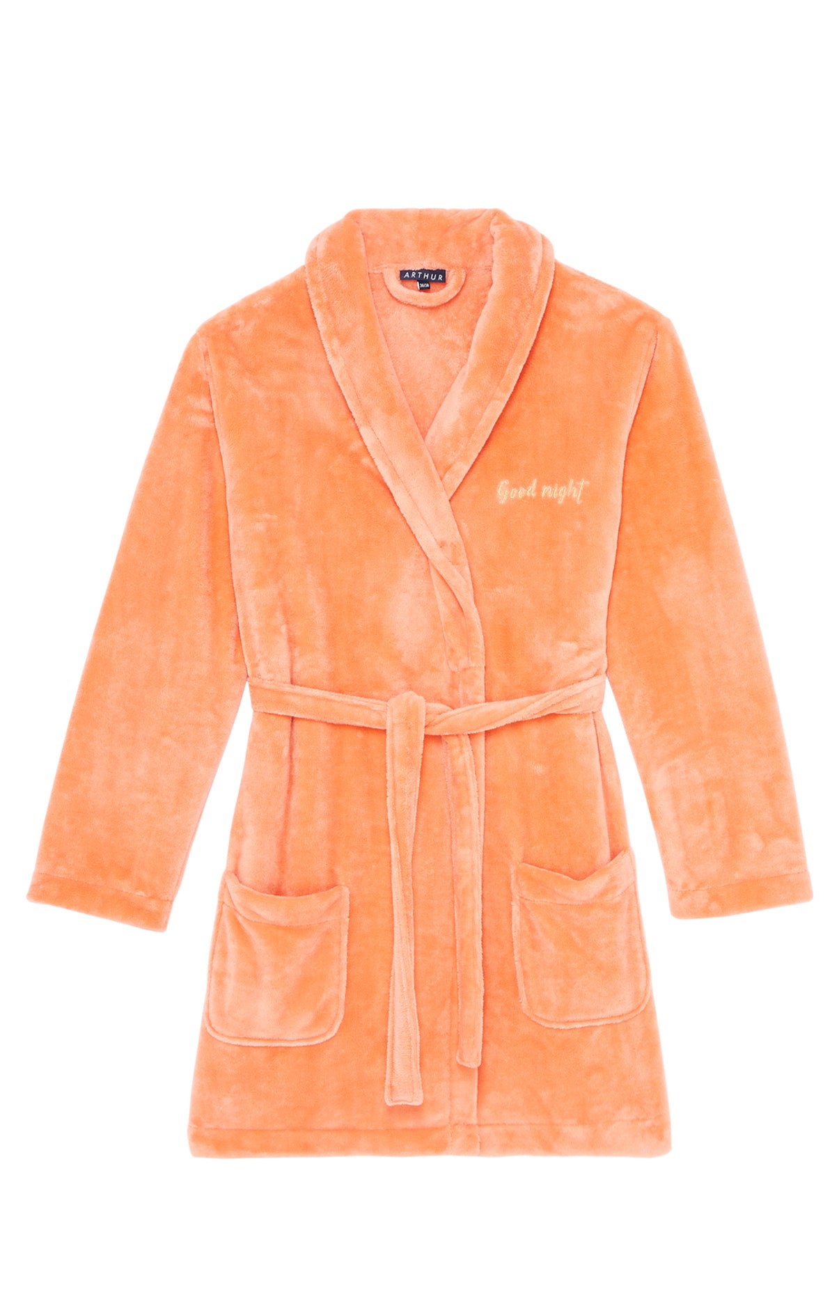 Robe de Chambre Femme polaire Orange 14