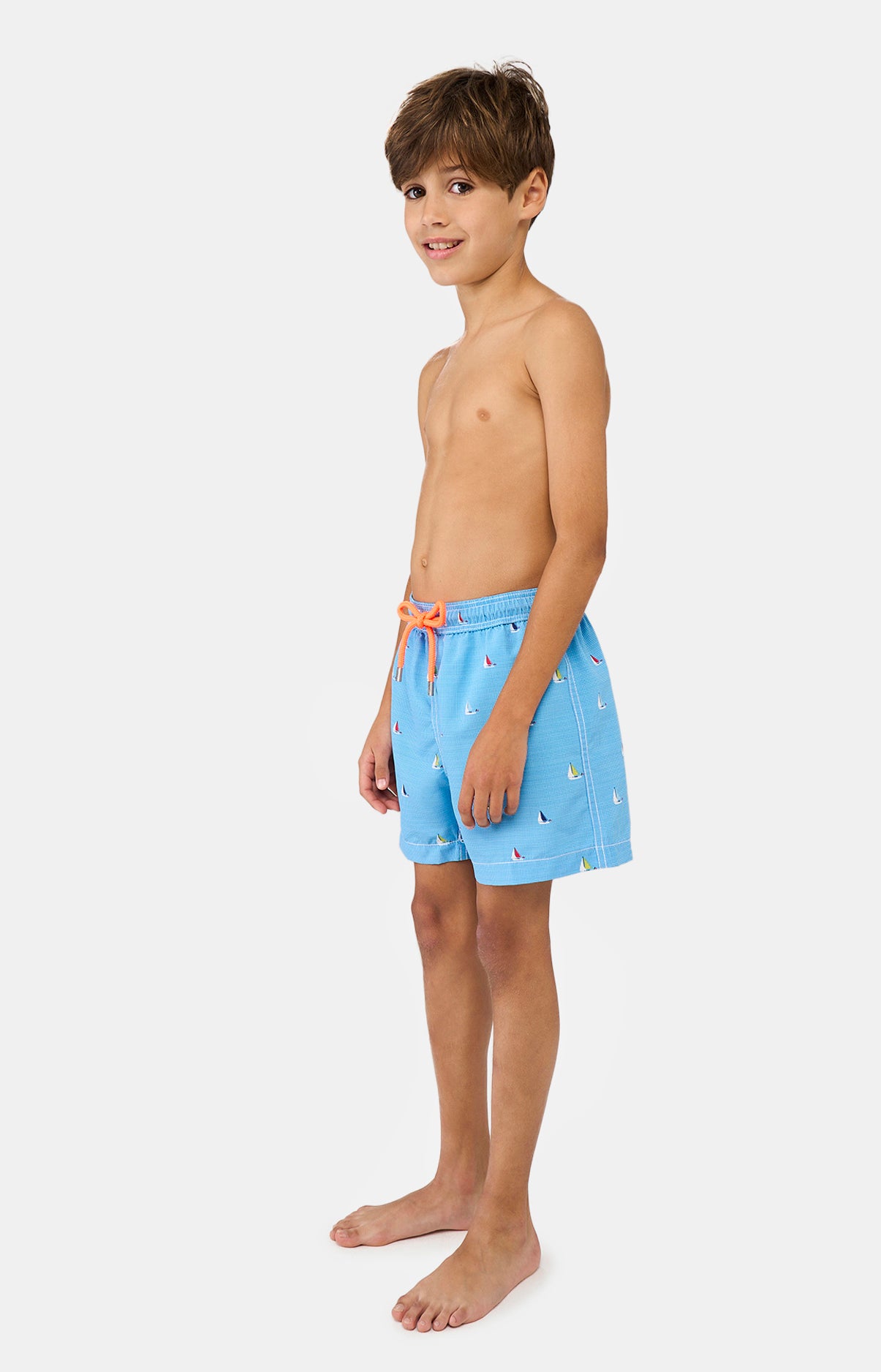 Short de bain Enfant Boat Bleu 4