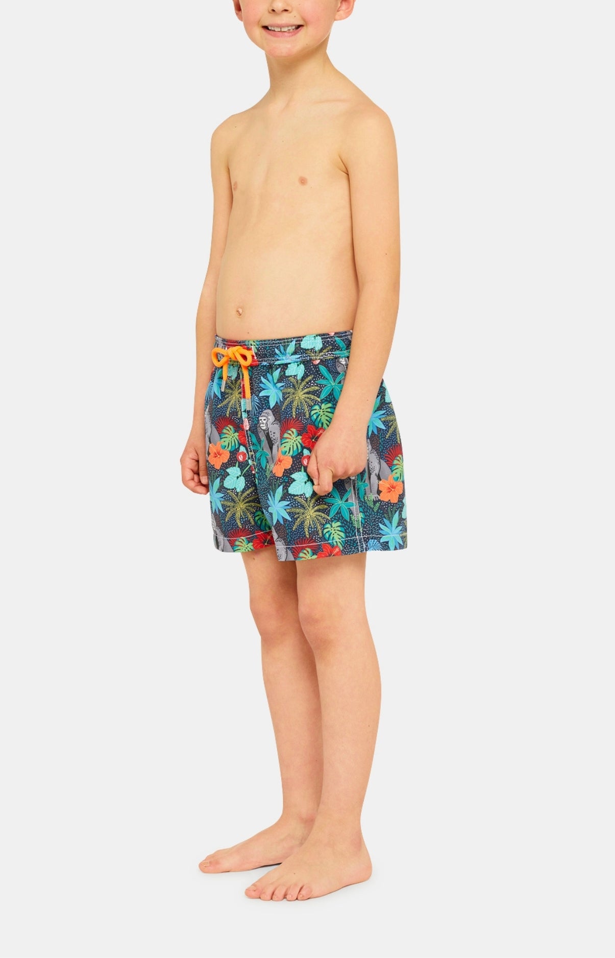 Short de bain Enfant Jungle - Bleu