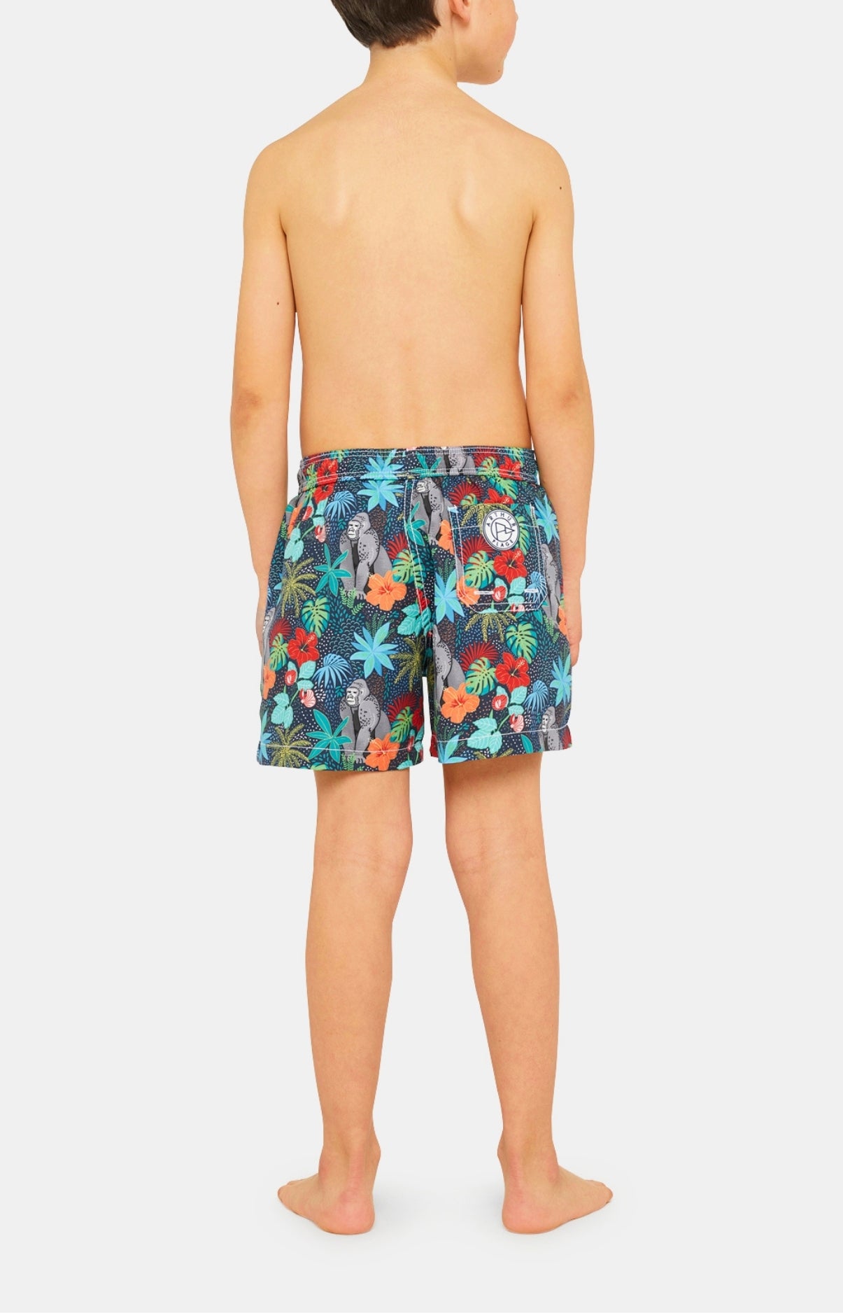 Short de bain Enfant Jungle - Bleu