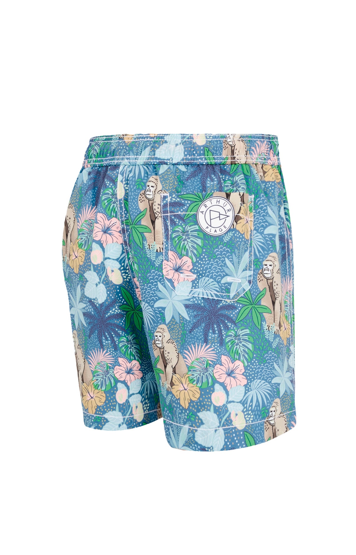Short de bain Enfant Jungle Bleu 10