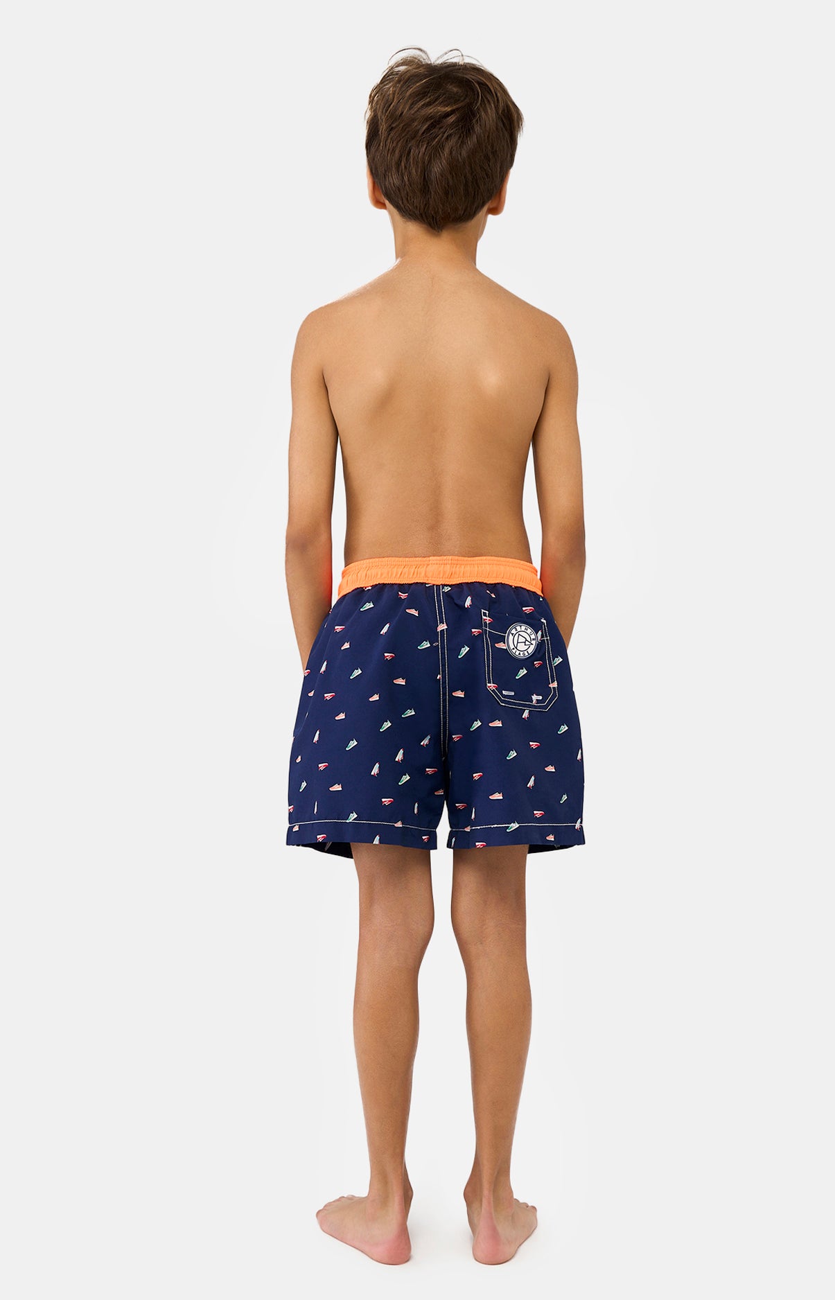 Short de bain Enfant Sneakers Marine 5