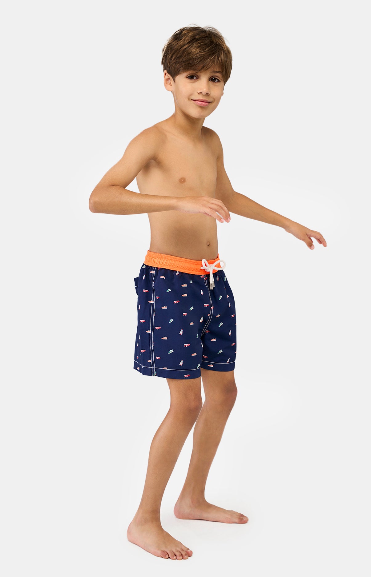 Short de bain Enfant Sneakers Marine 4