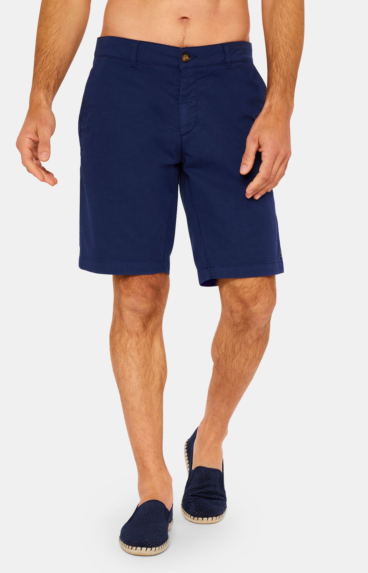 Bermuda Homme Coton Marine 7
