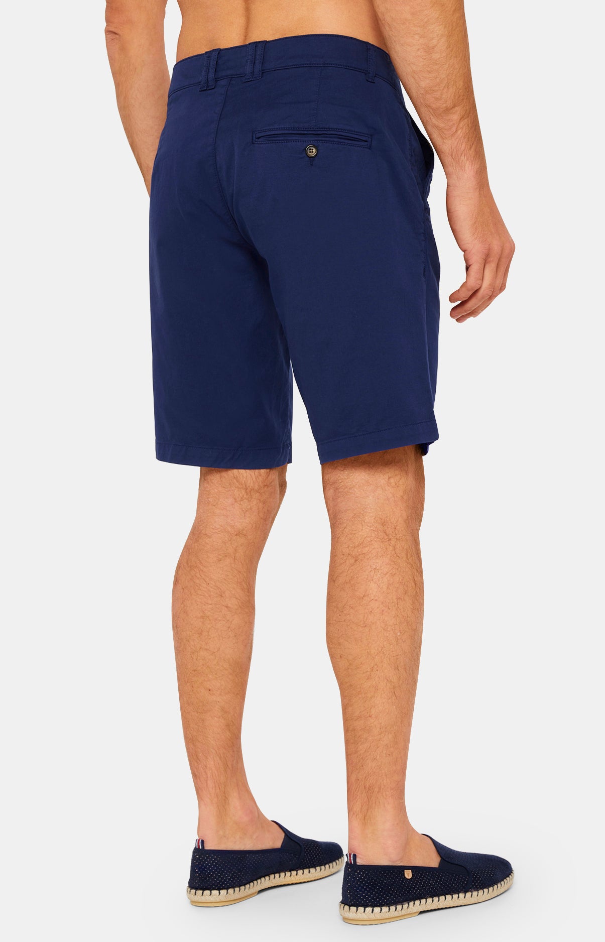 Bermuda Homme Coton Marine 10