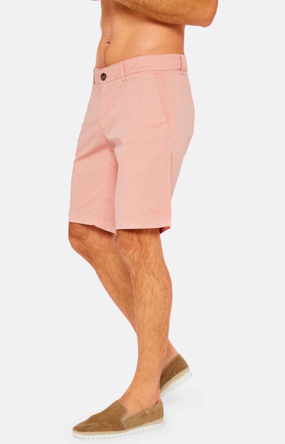 Bermuda Homme Coton Rose 4