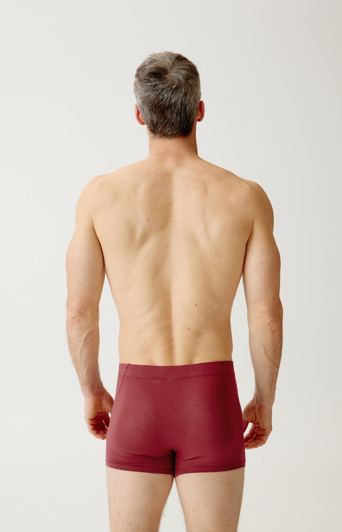 Boxer en modal bob bordeaux homme 5