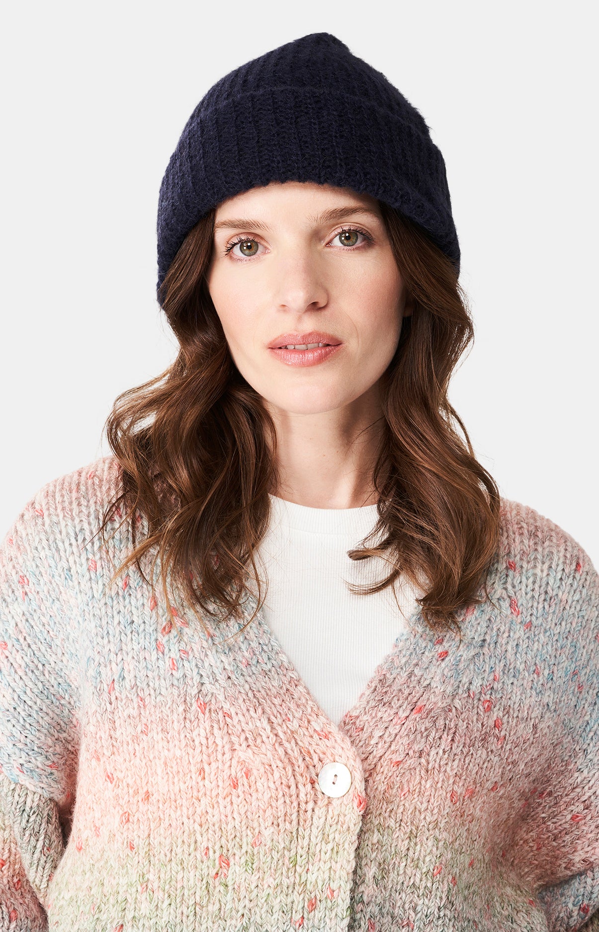 Bonnet Accessoire Alpaga Homme Marine 4