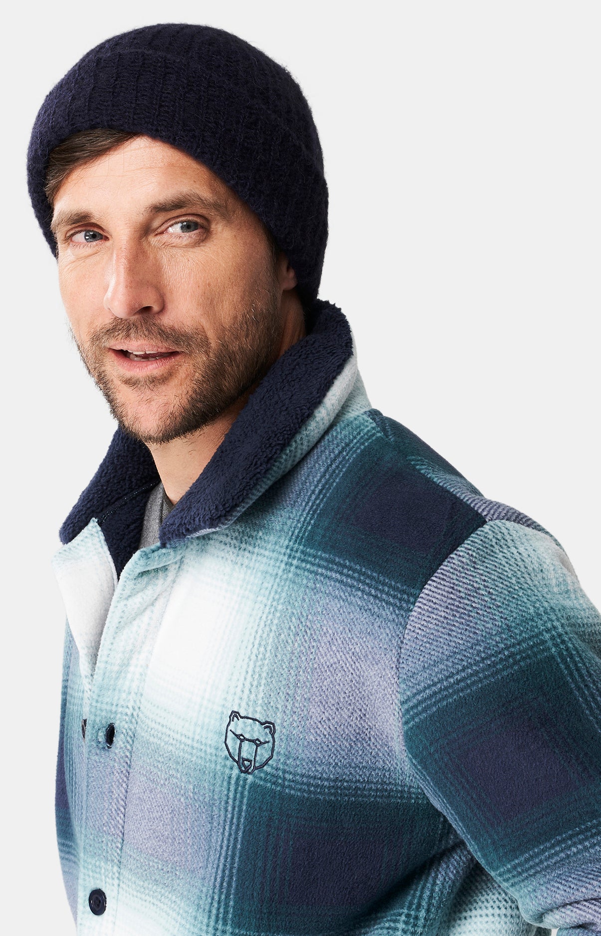 Bonnet Accessoire Alpaga Homme Marine 5