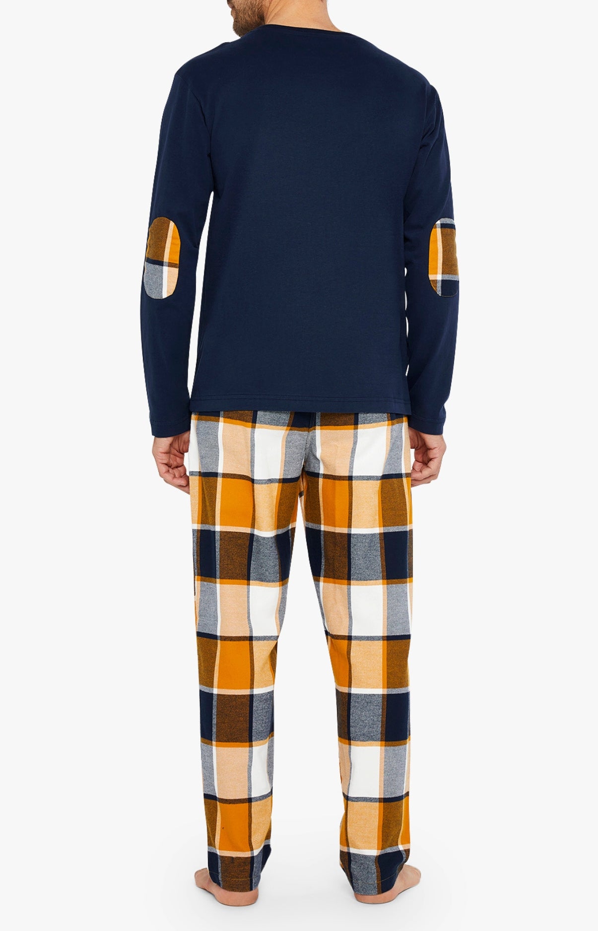 Pyjama long Homme Happy 40 Jaune 5