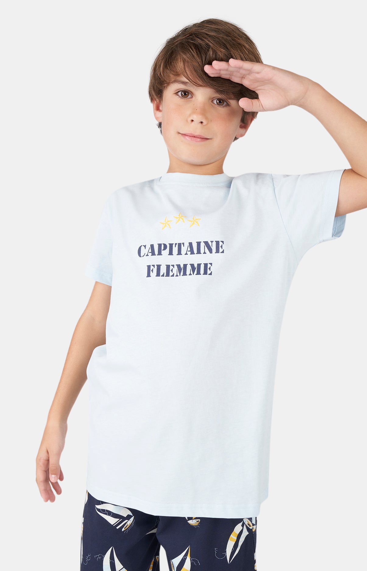 Pyjashort Capitaine Flemme 1