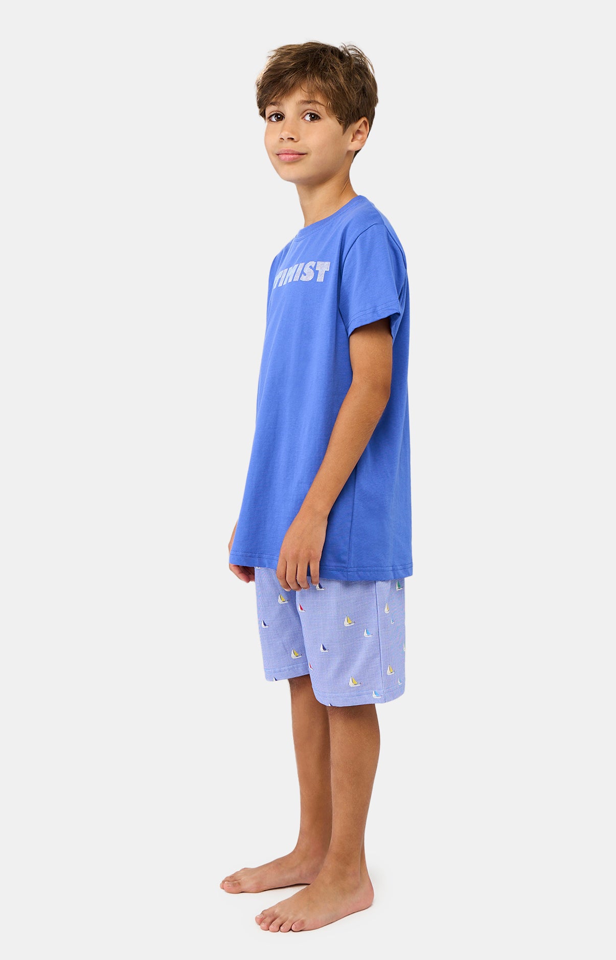 Pyjashort Enfant Boat Bleu 6