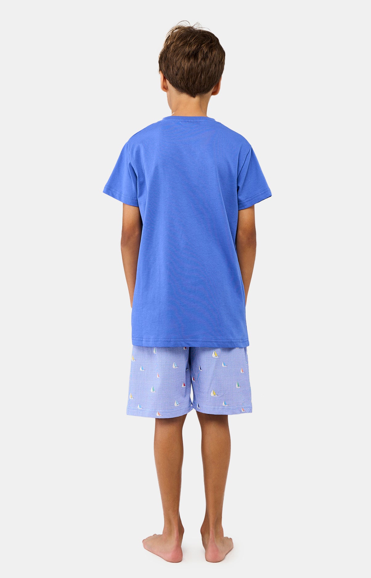 Pyjashort Enfant Boat Bleu 7