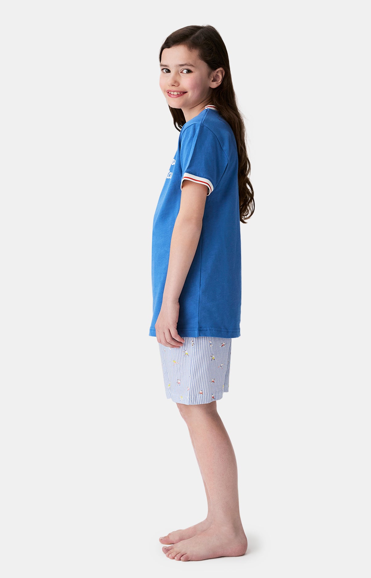 Pyjashort enfant Roland Garros tennis bleu 5
