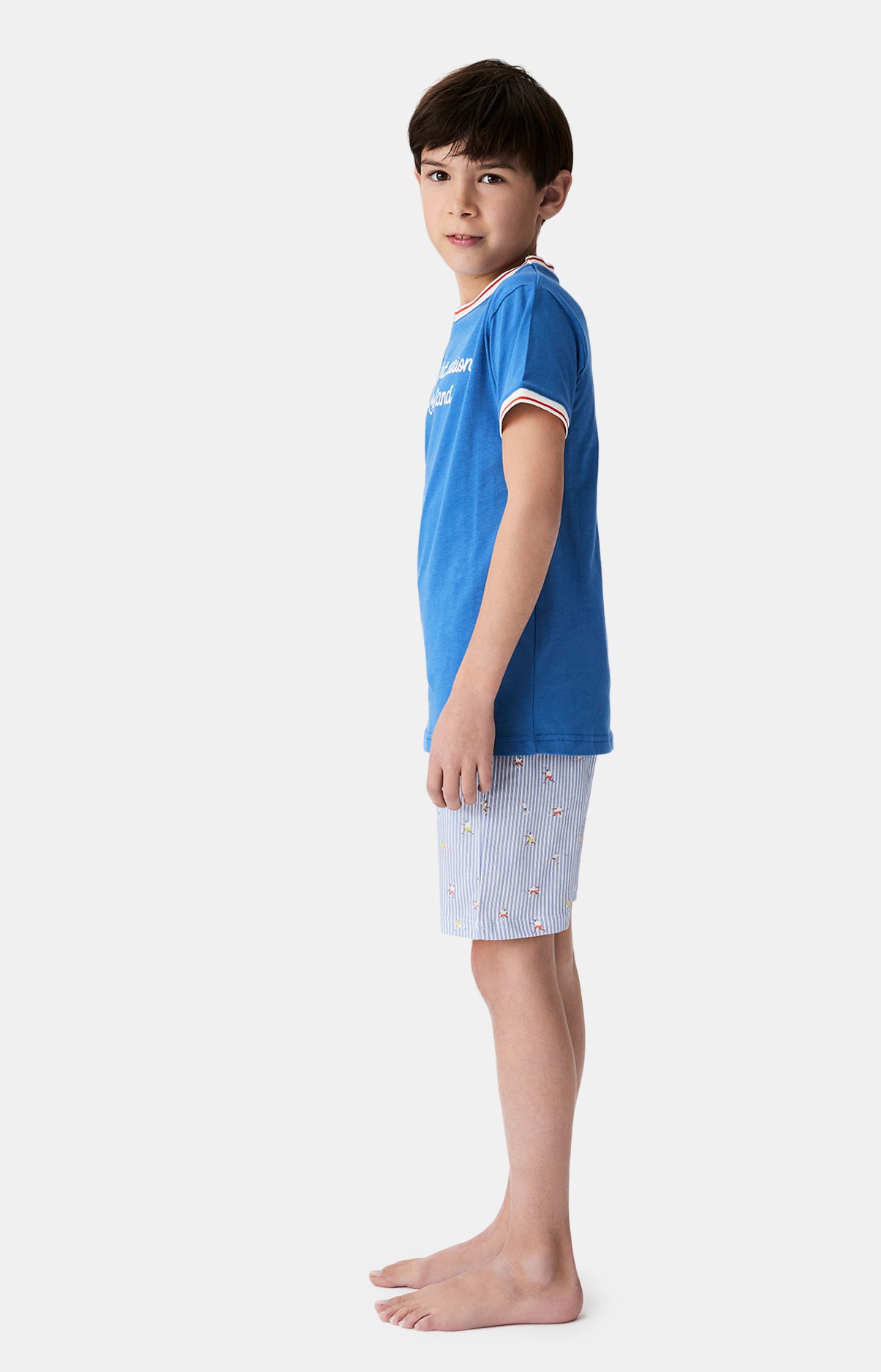 Pyjashort enfant Roland Garros tennis bleu 6