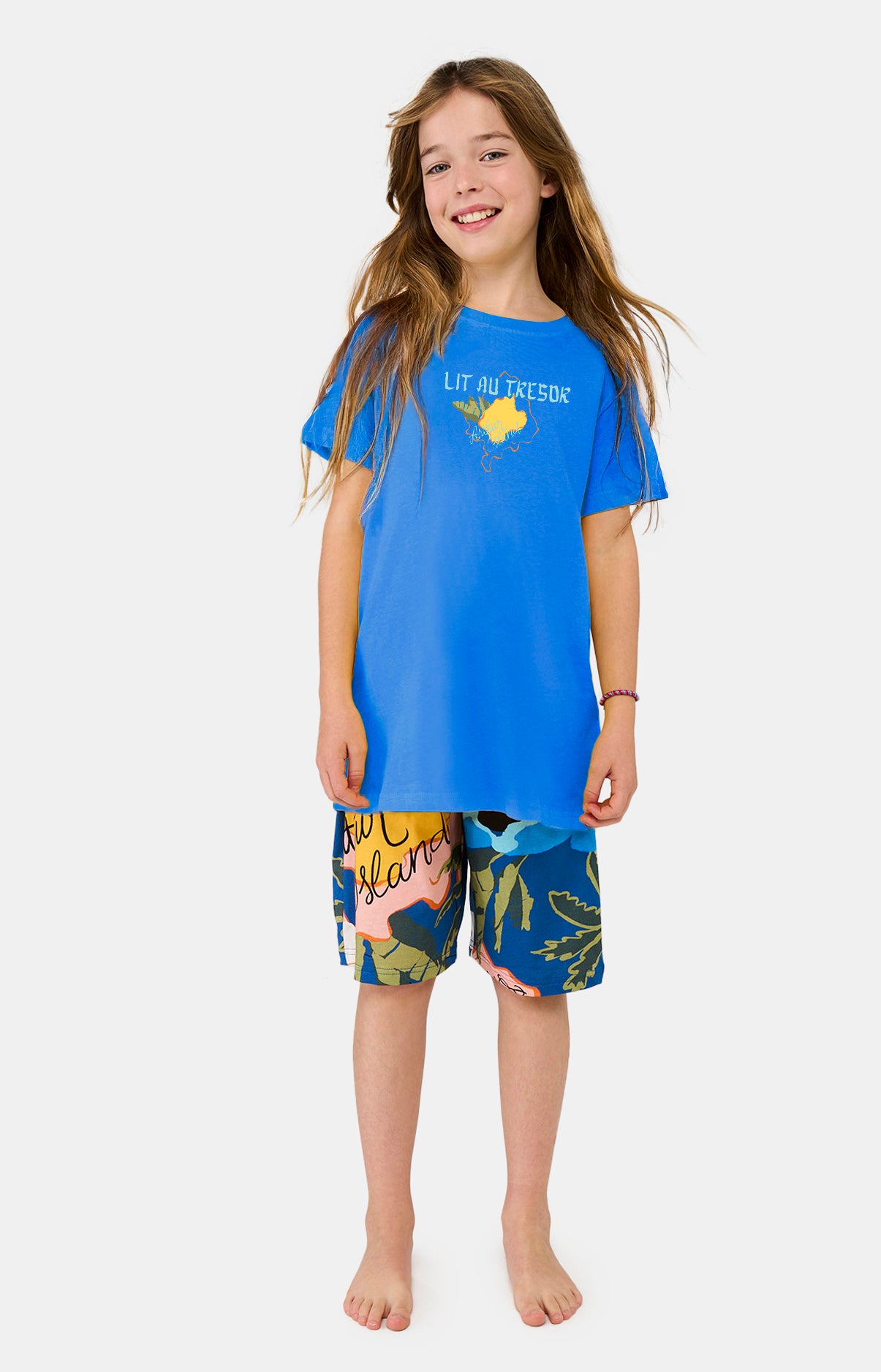 Pyjashort Enfant Arthur Island Bleu et Multicolore 4