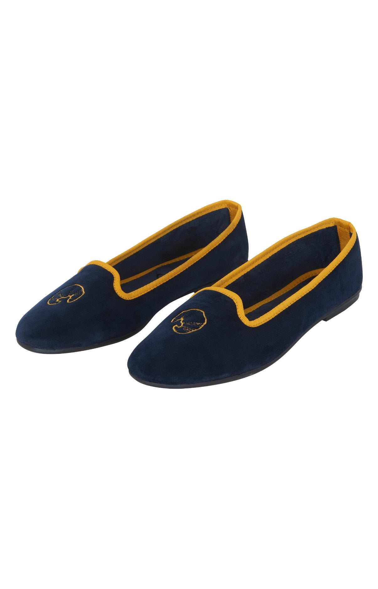 Ballerines Femme Croissant Marine 1