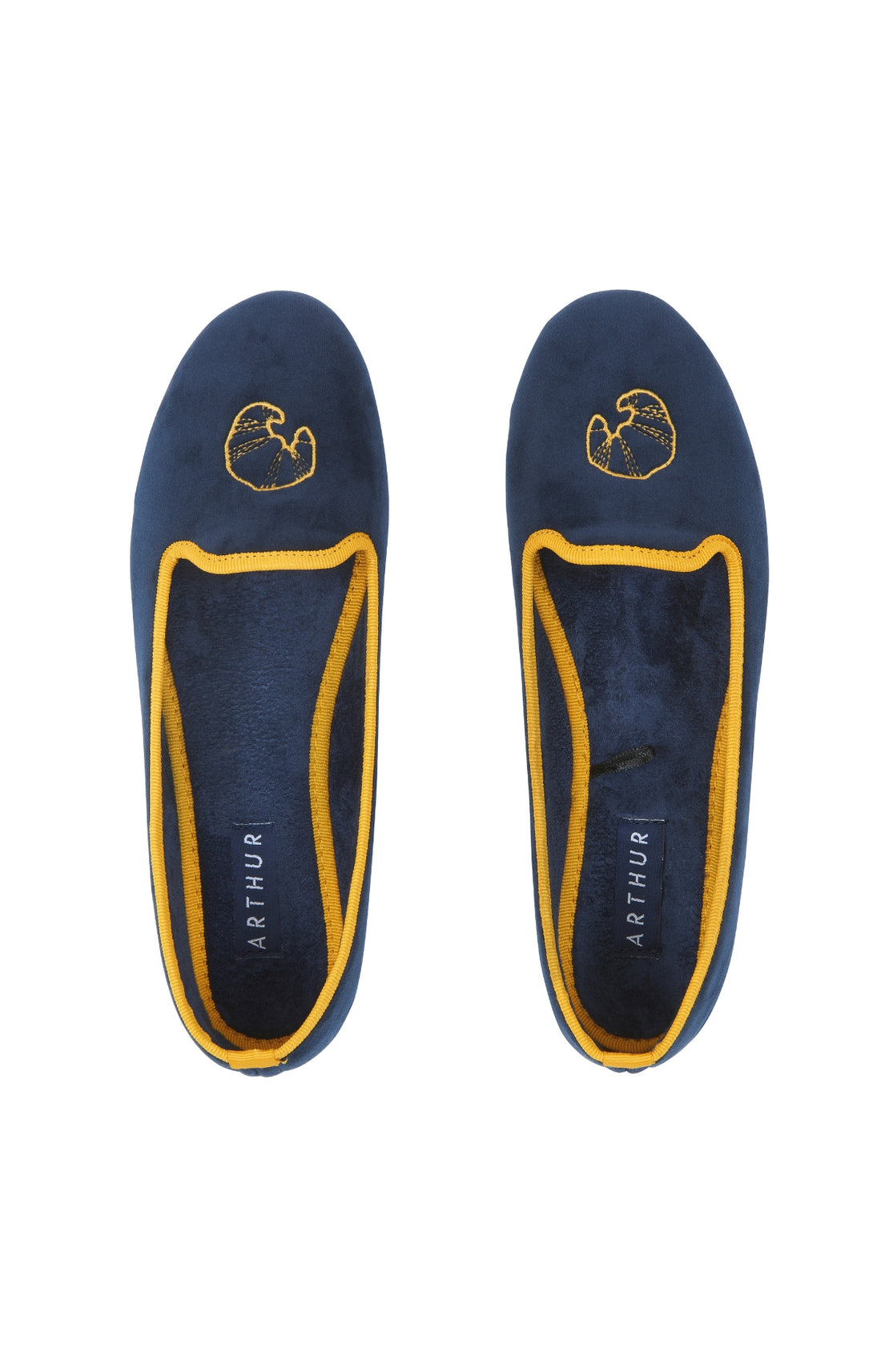 Ballerines Femme Croissant Marine 3