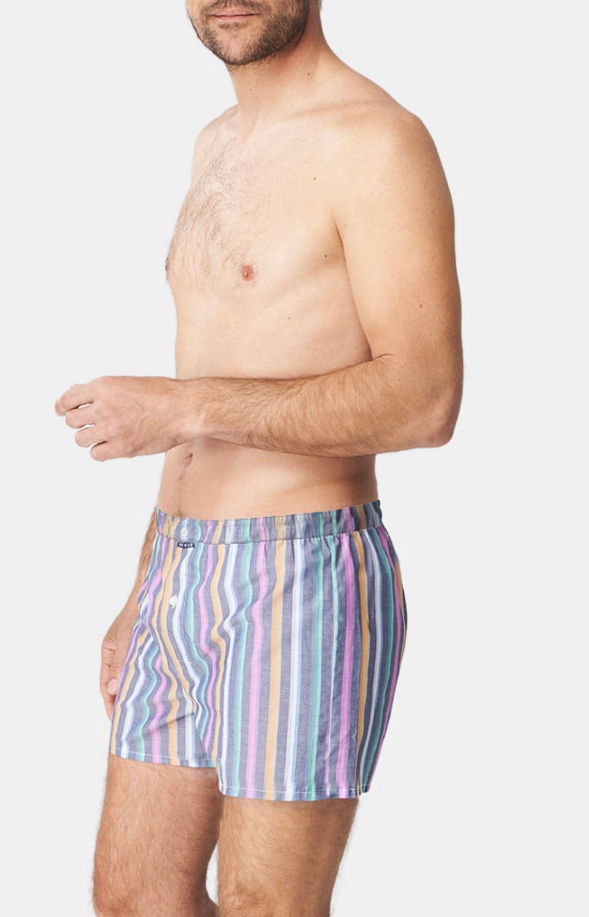 Caleçon classique Homme Rayures Multicolore 4