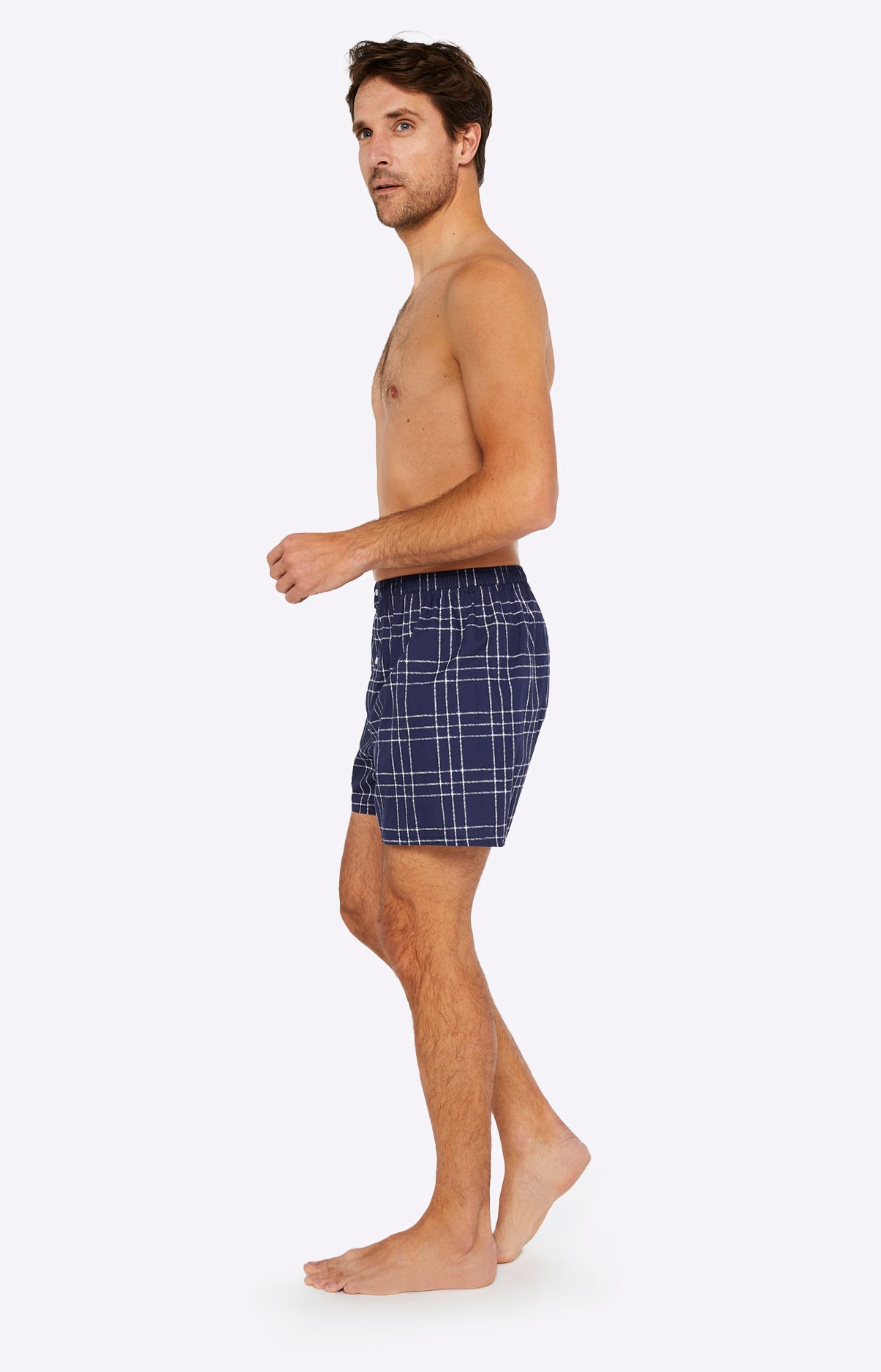 Caleçon classique Homme Lewis Marine 4