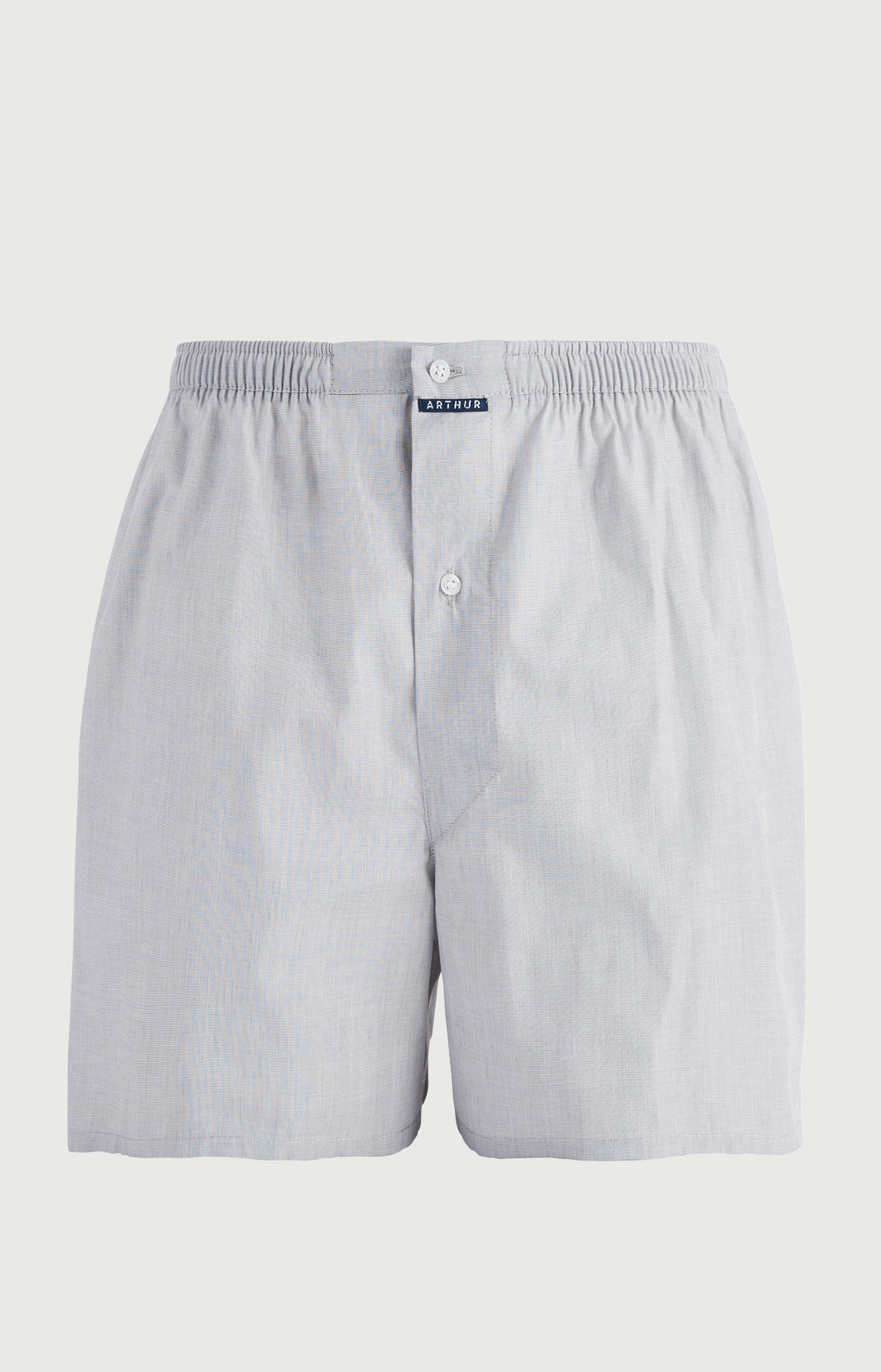 Caleçon classique homme uni gris clair 3