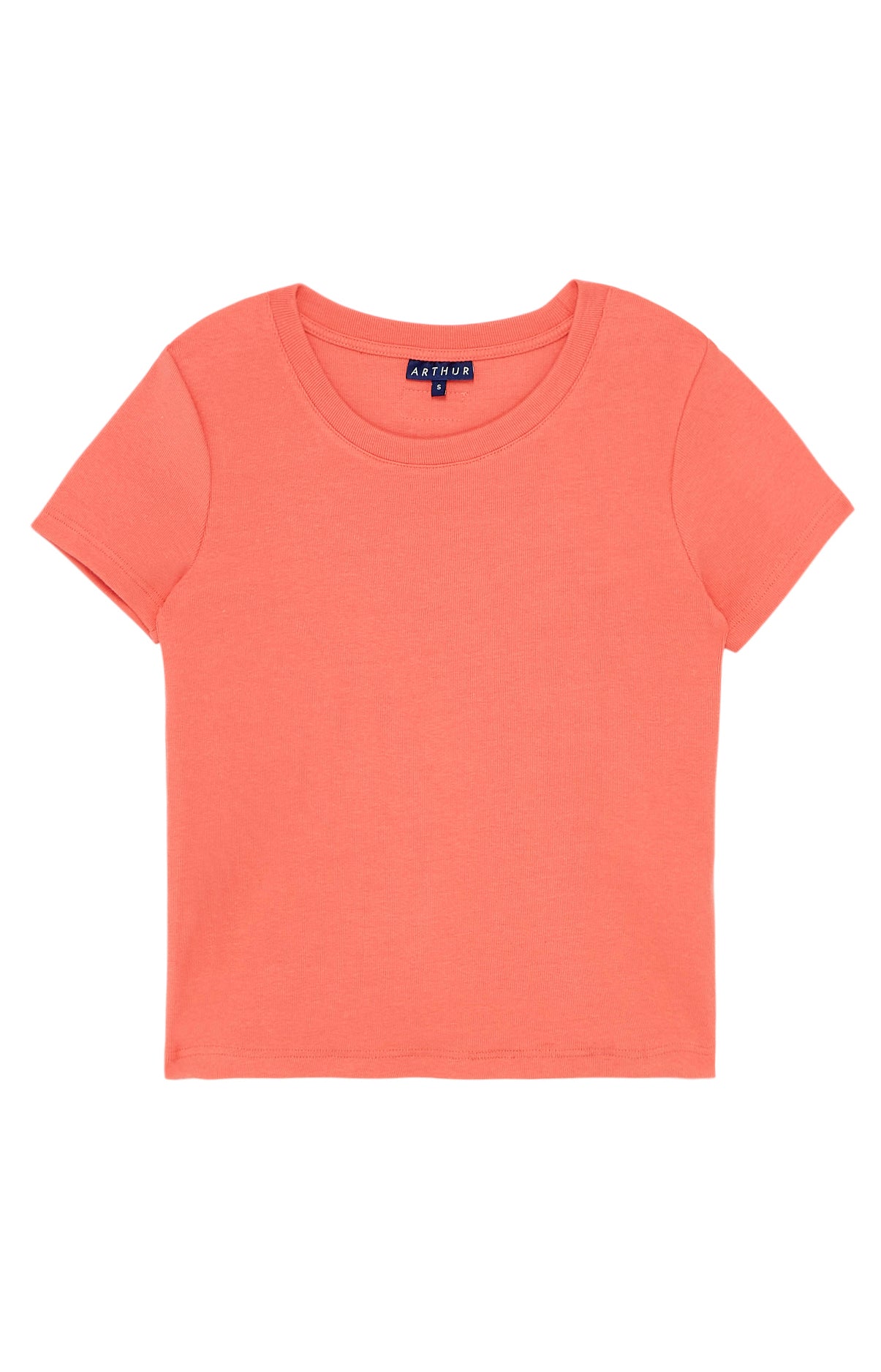 Tee-shirt Femme manches courtes Coton Orange 11
