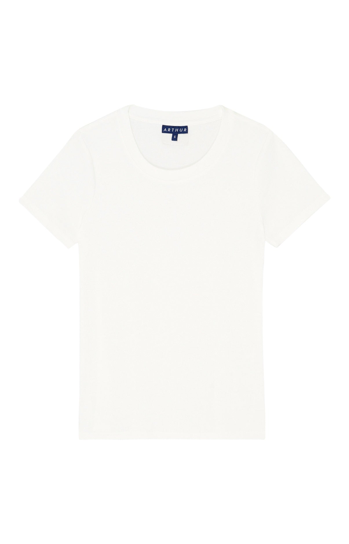 Tee-shirt Femme manches courtes Blanc et Ivoire 3