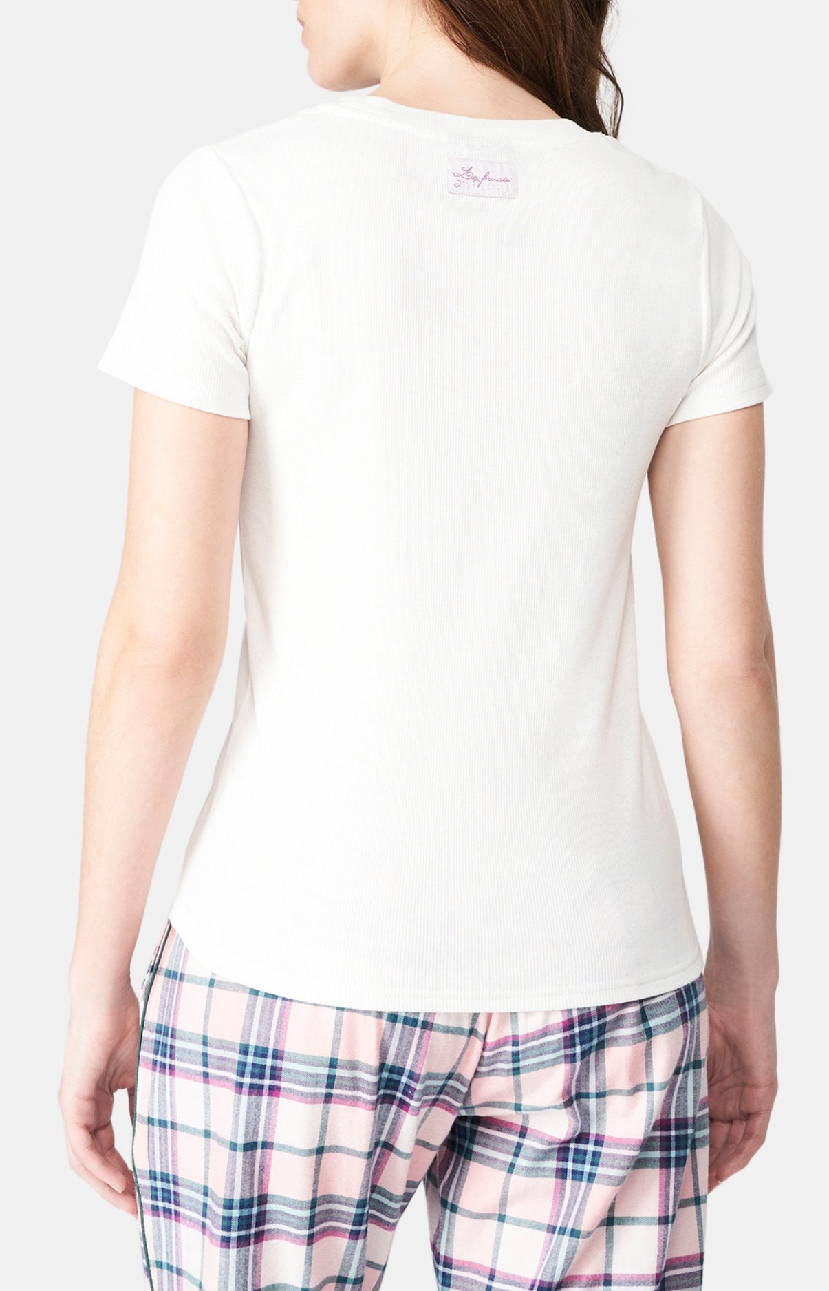 Tee-shirt Femme manches courtes Blanc et Ivoire 5