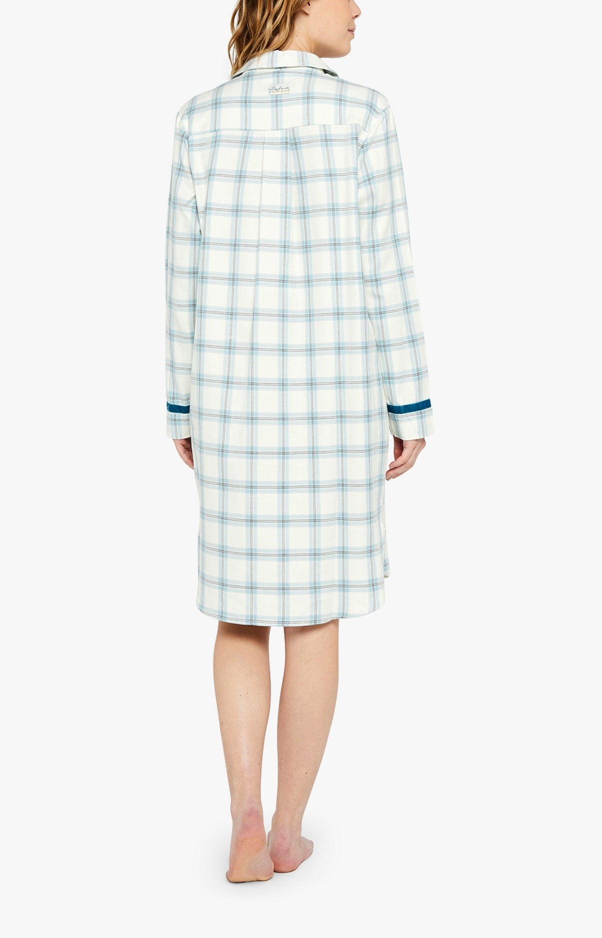 Chemise Grand-Père Femme Maryline Blanc et Ivoire 4