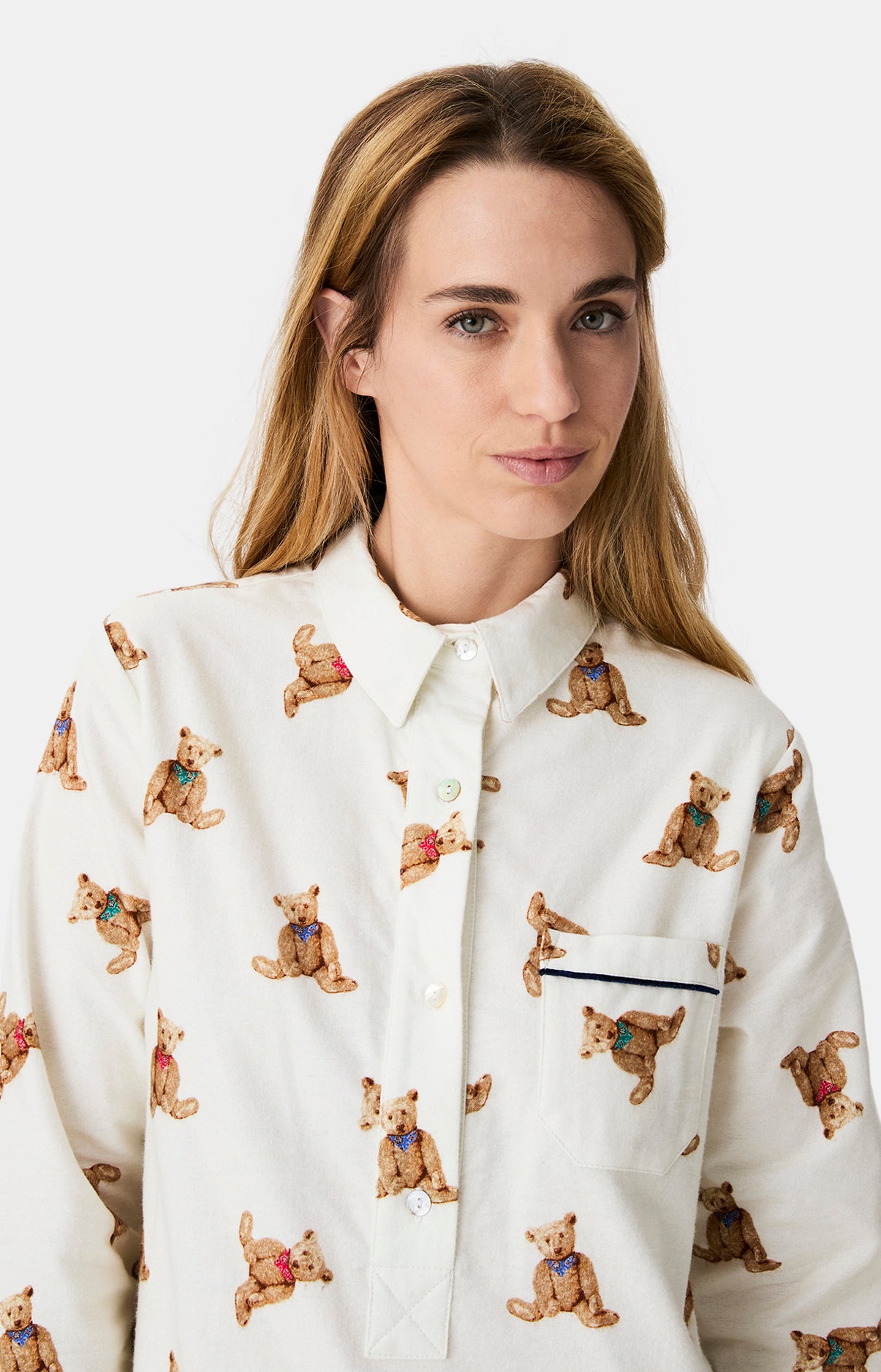 Chemises de nuit Femme Père Old Teddy IVOIRE 2