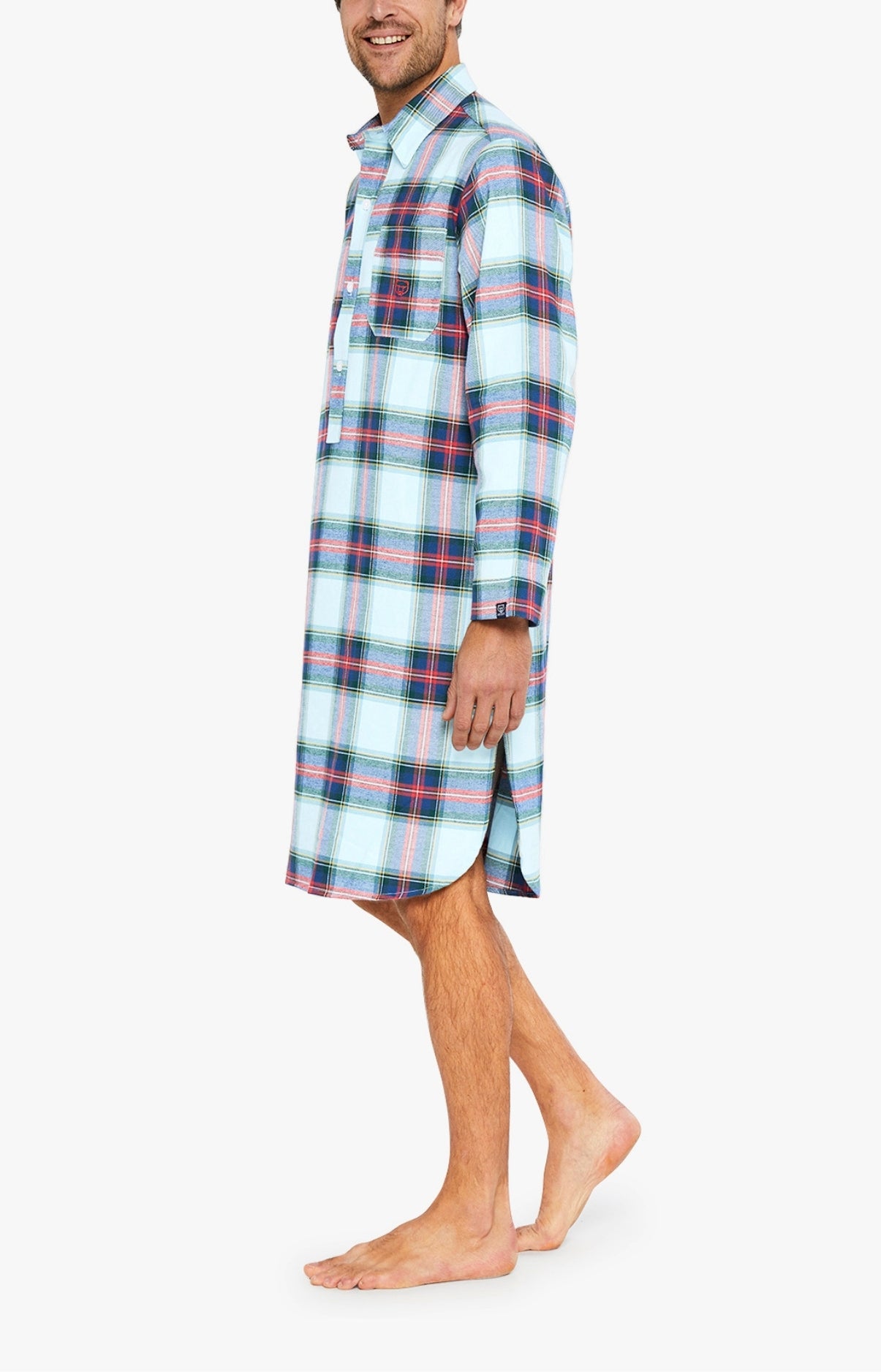 Chemise Grand-Père Logan Bleu 7