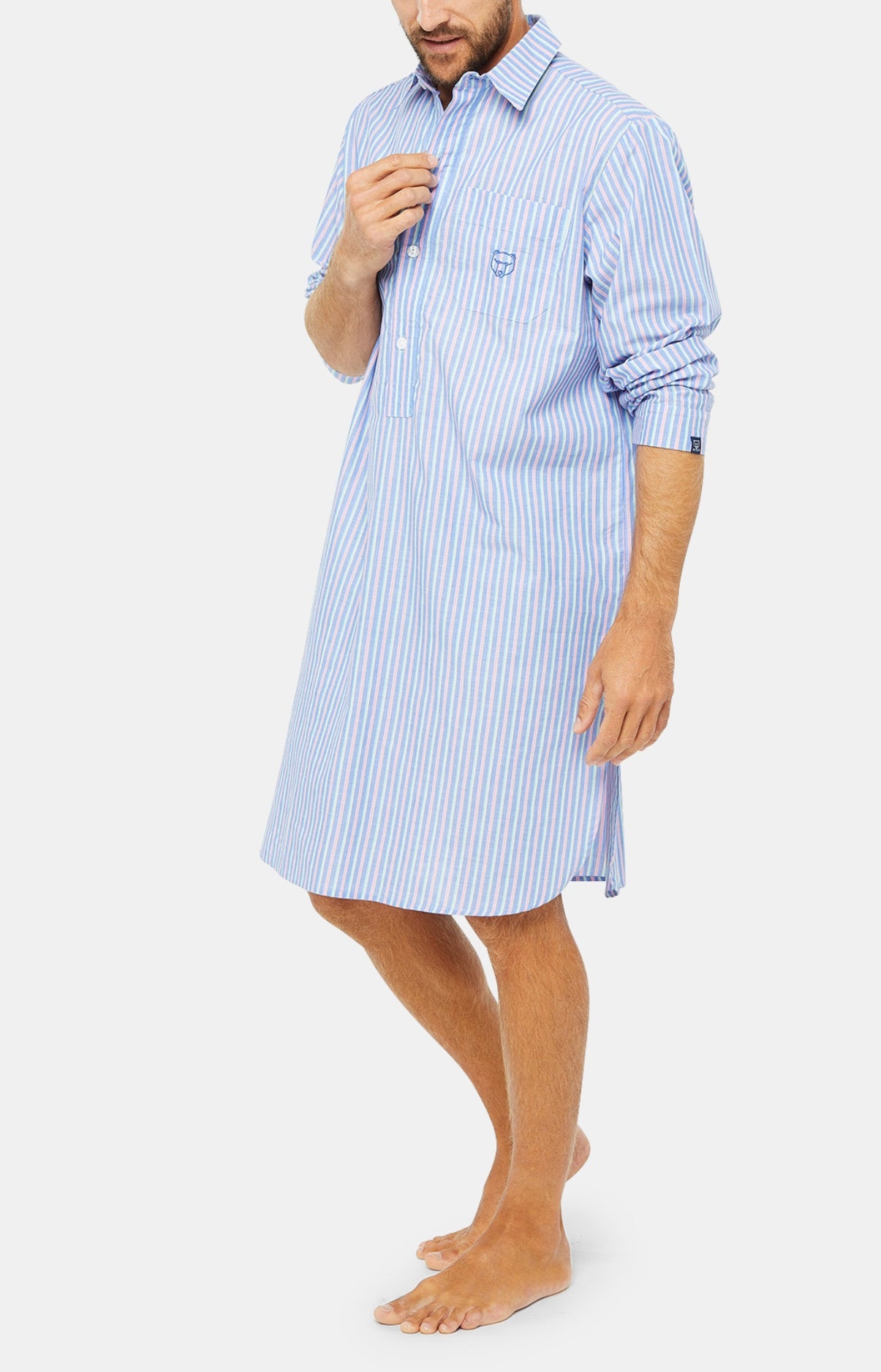 Chemise Grand-Père Homme Riverside Multicolore 4