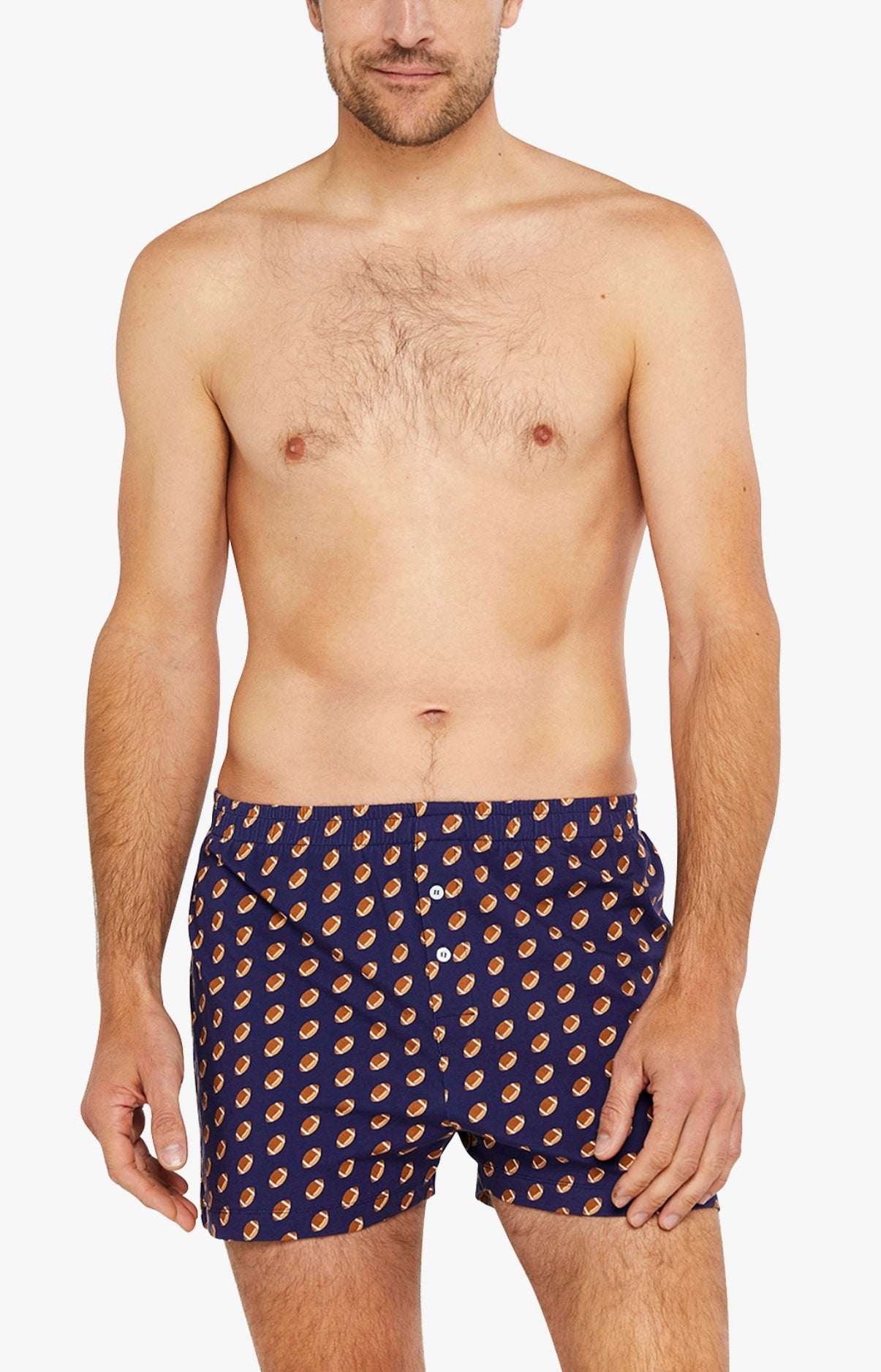 Caleçon de Nuit Homme Rugby Marine 1